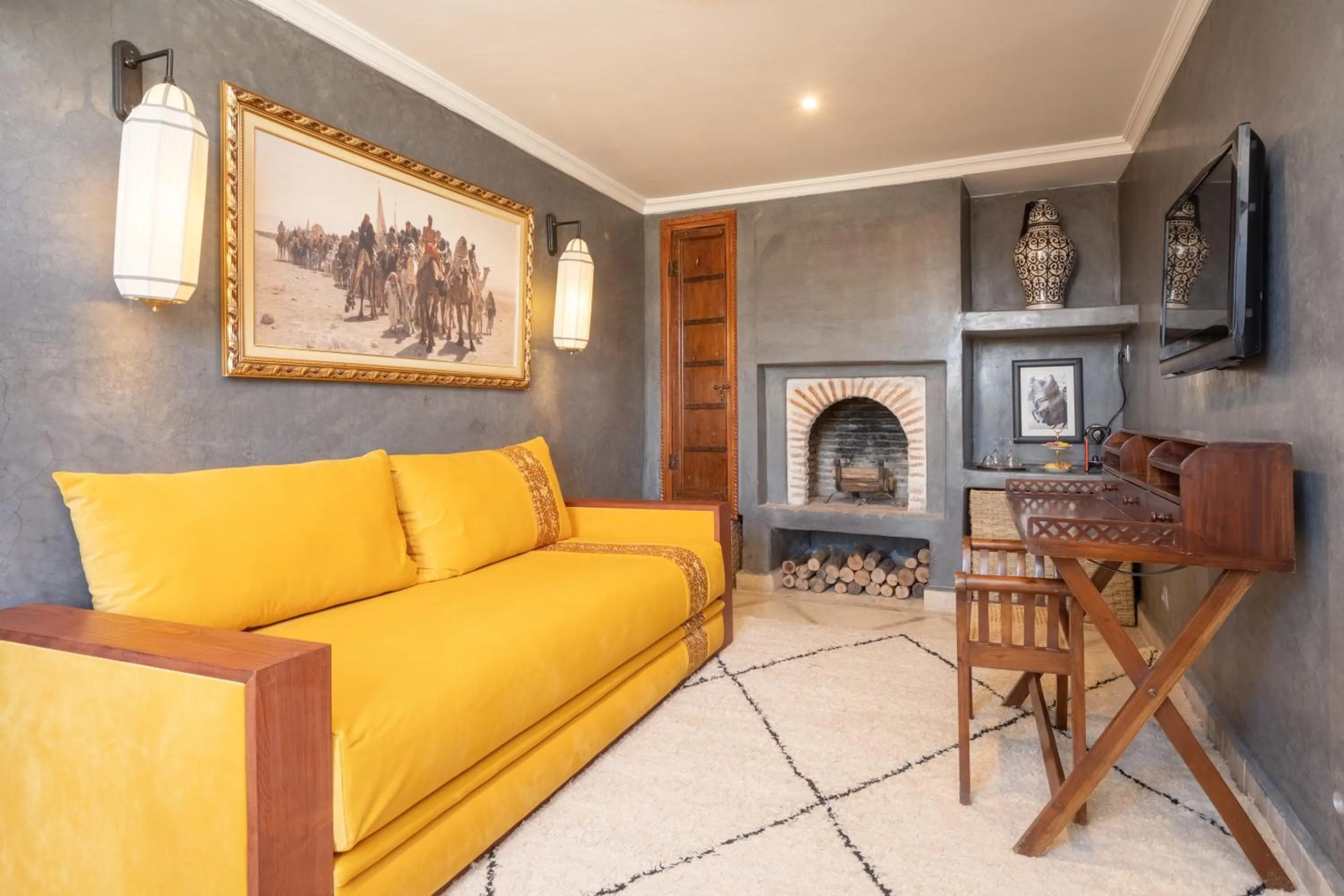 Seating area in Riad Alma