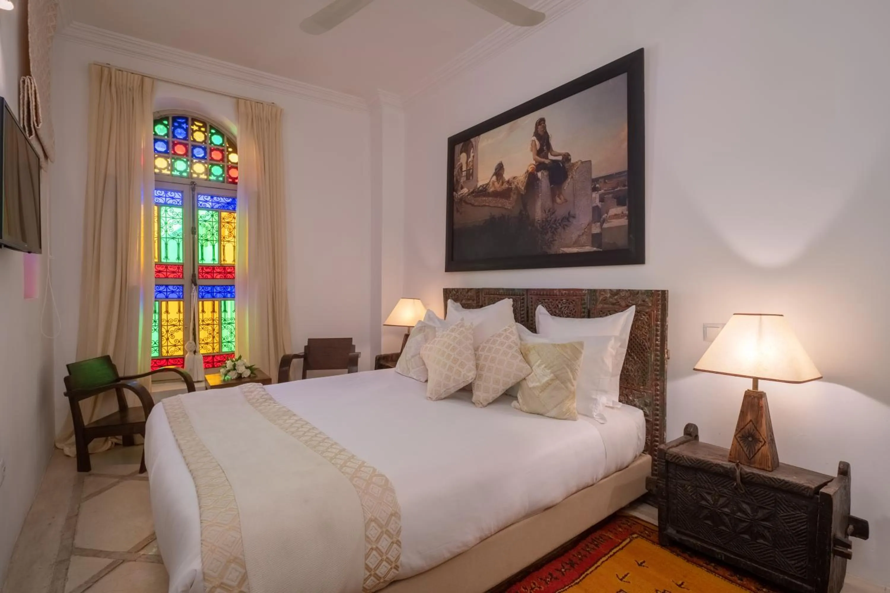 Bedroom, Bed in Riad Alma