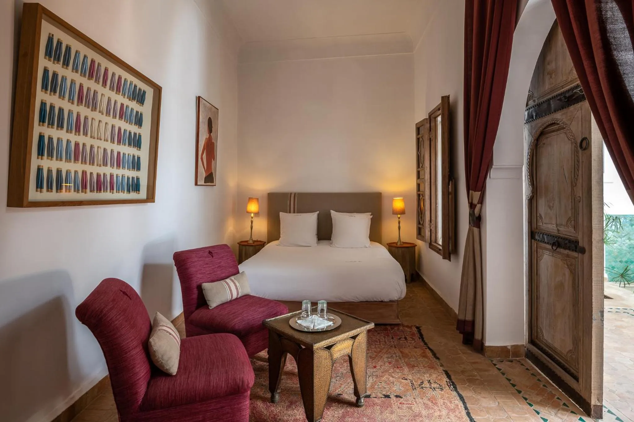 Bedroom, Bed in Riad Altair