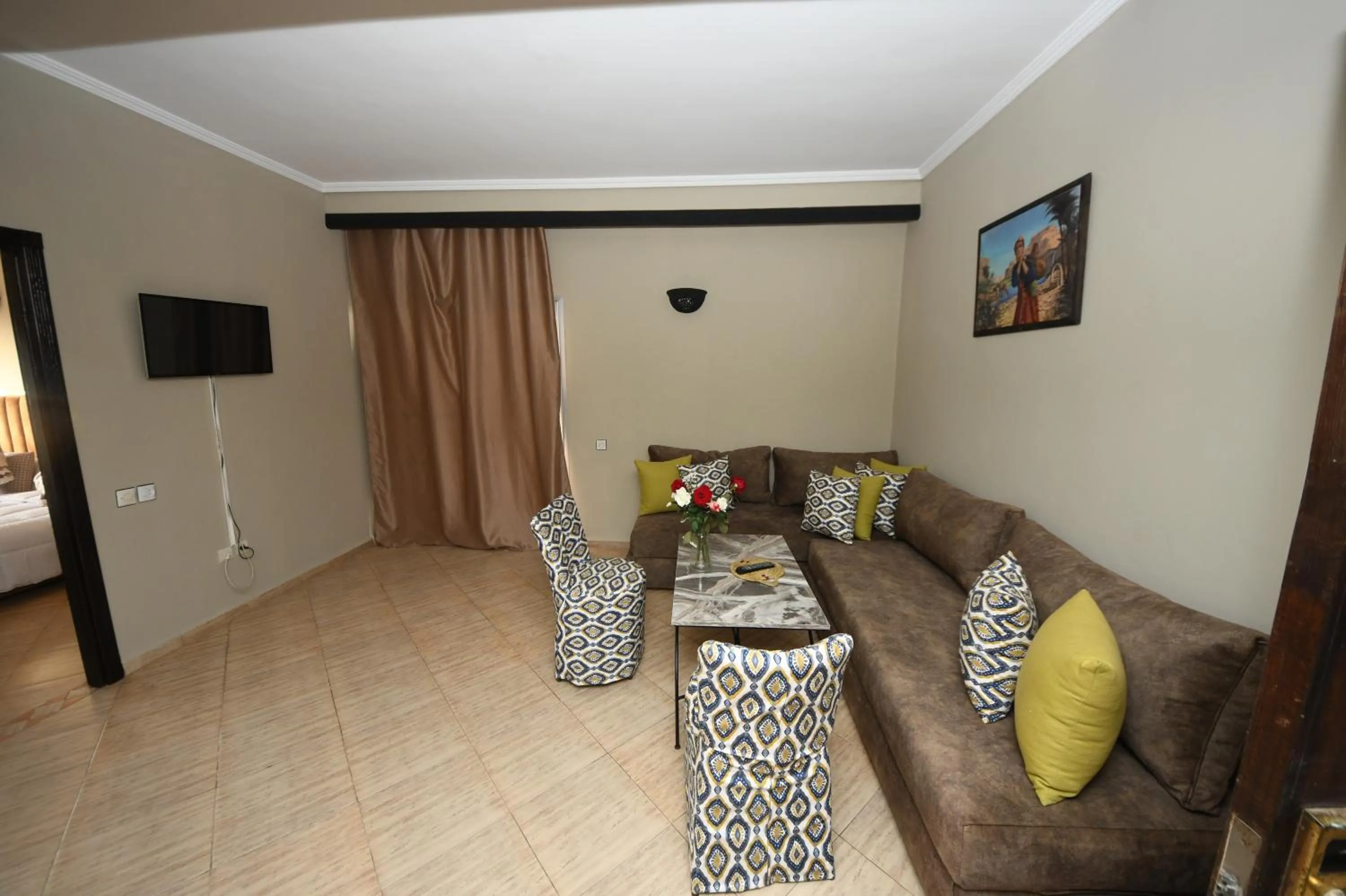 Living room in Agyad Maroc Appart-Hotel