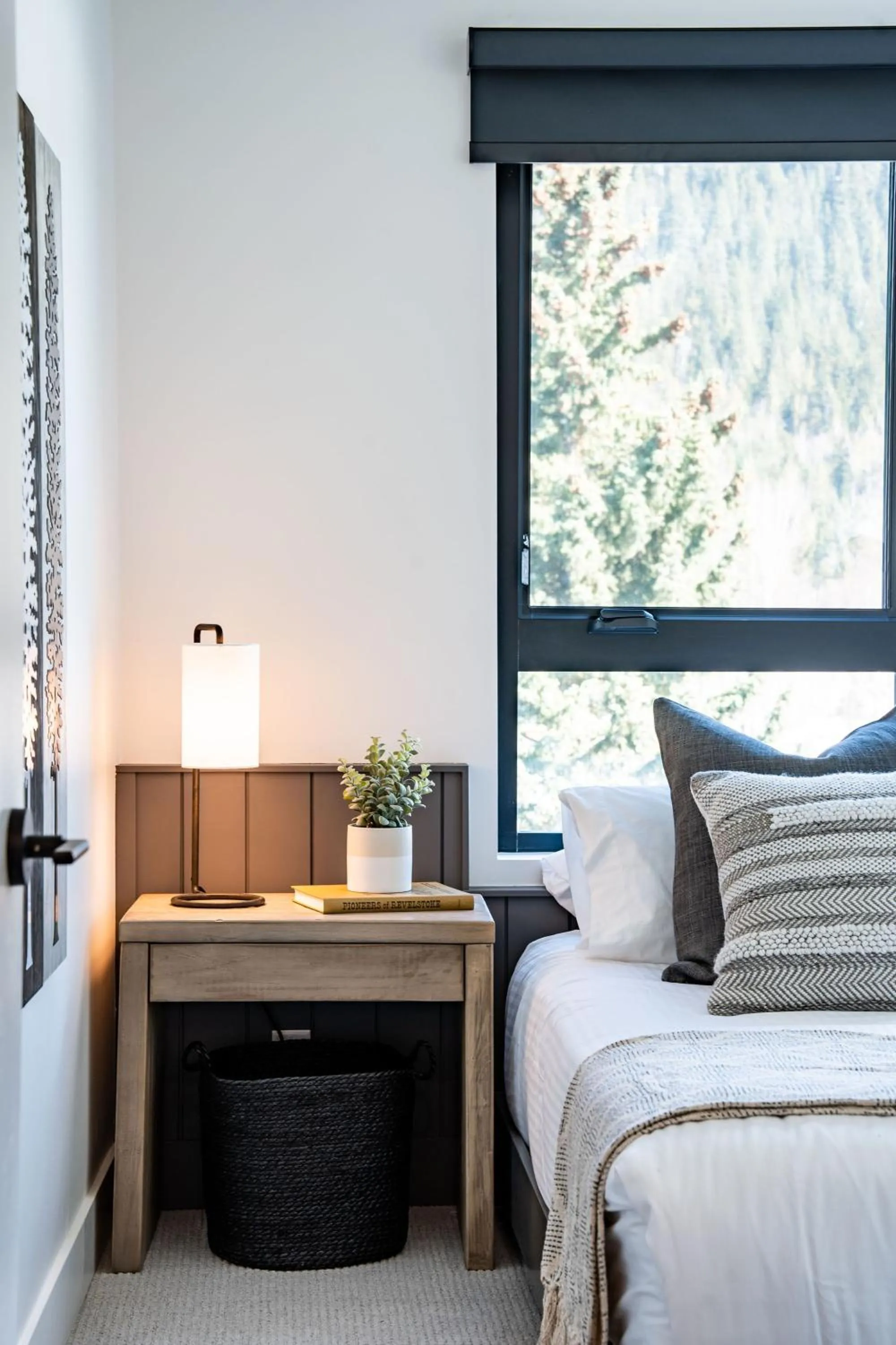 Bed in The Big Deck by Revelstoke Vacations