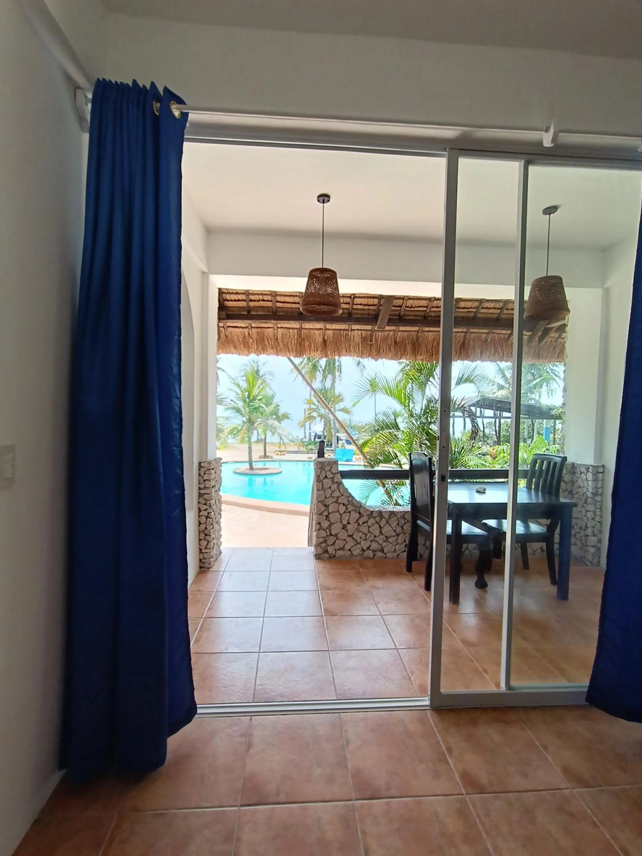 Seating area in The Wild Orchid Resort - Moalboal