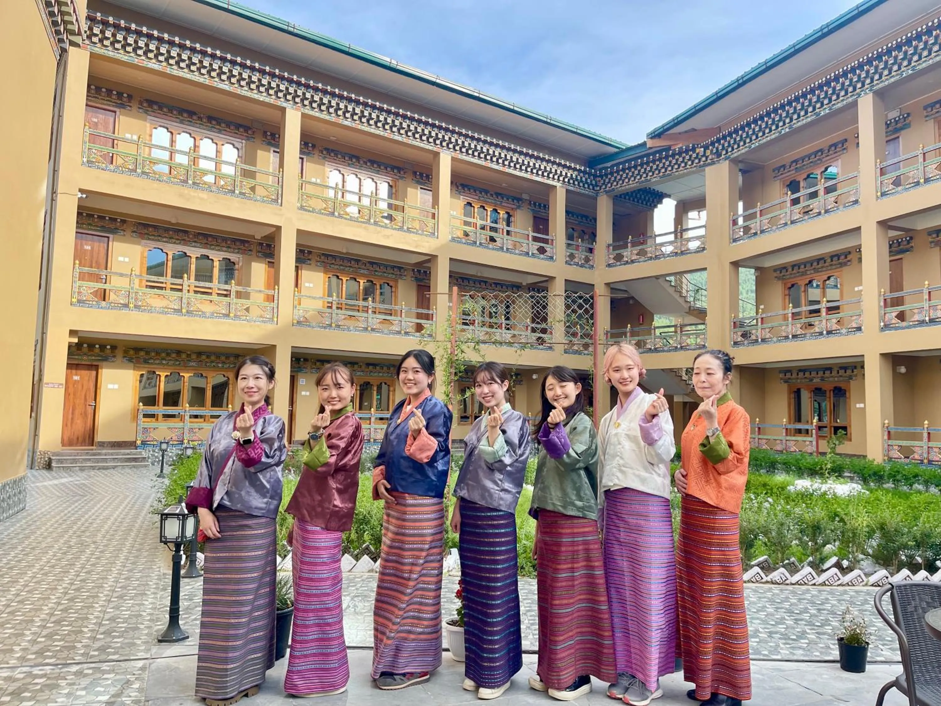 Garden view in Shomo Chuki Resort