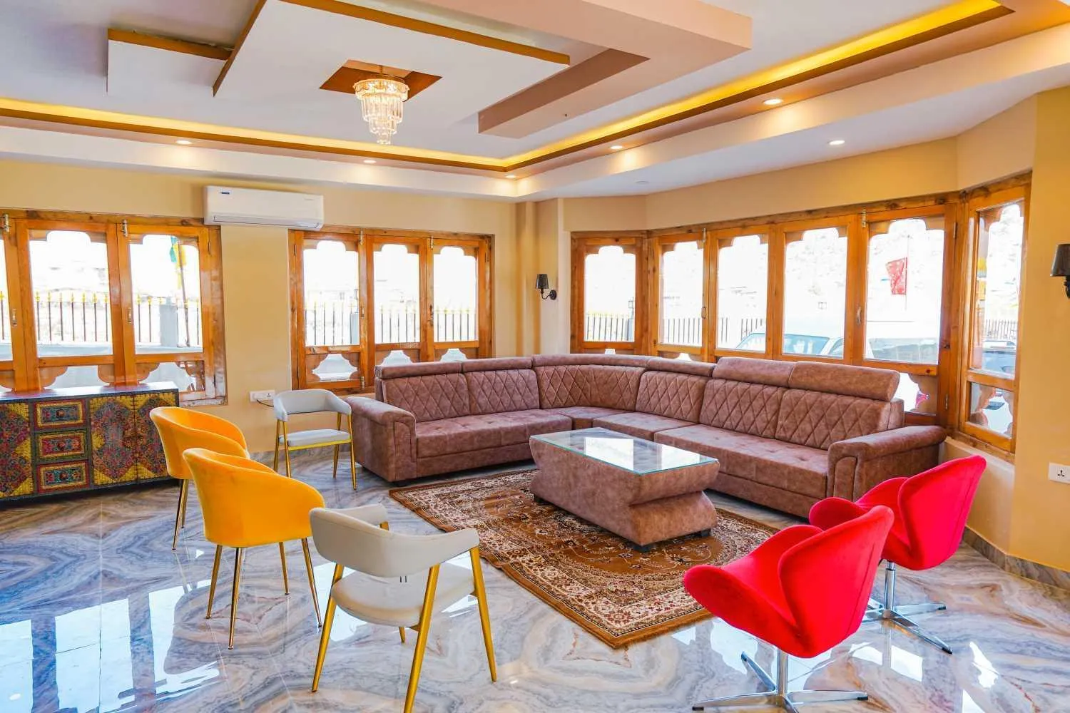 Seating area in Shomo Chuki Resort