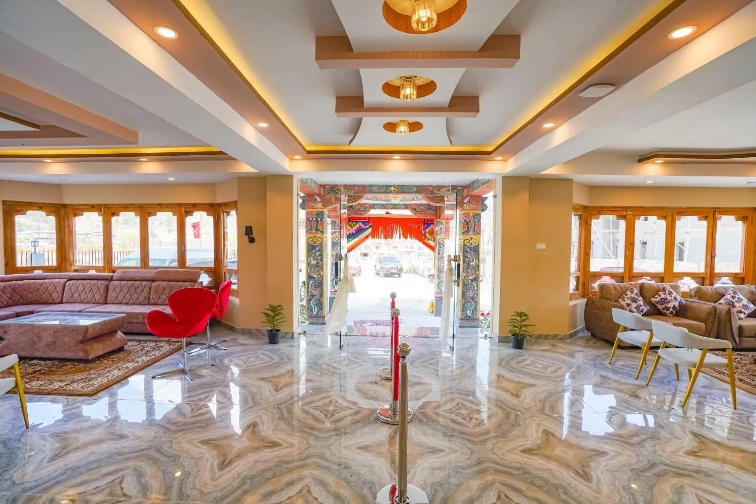 Seating area in Shomo Chuki Resort