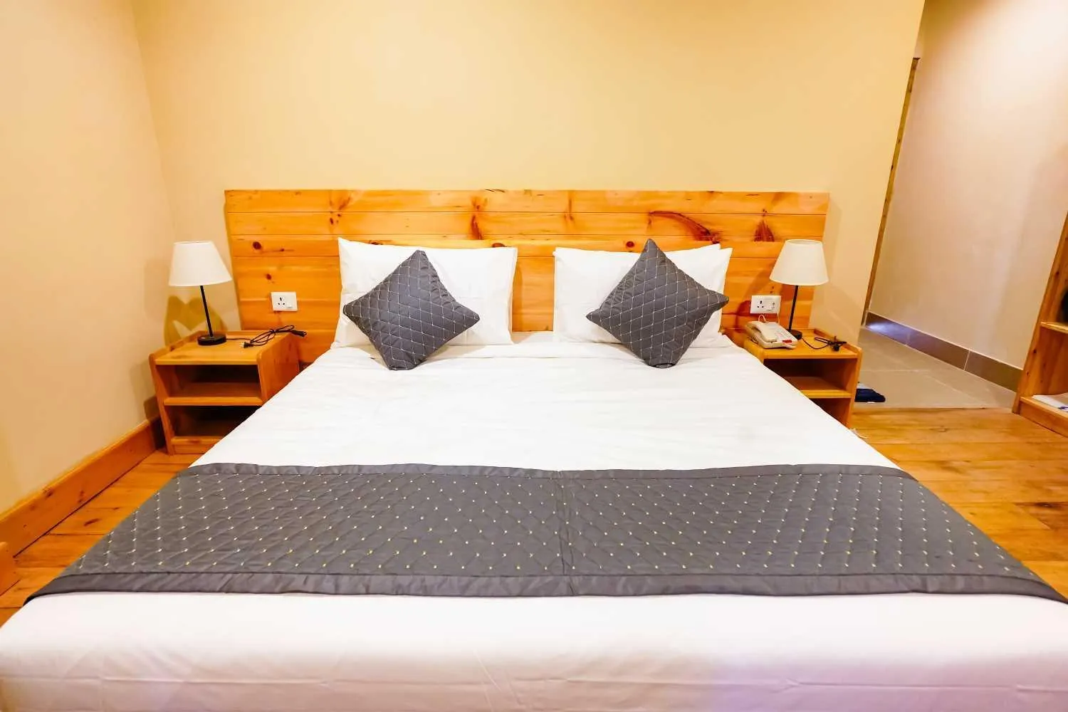 Bed in Shomo Chuki Resort