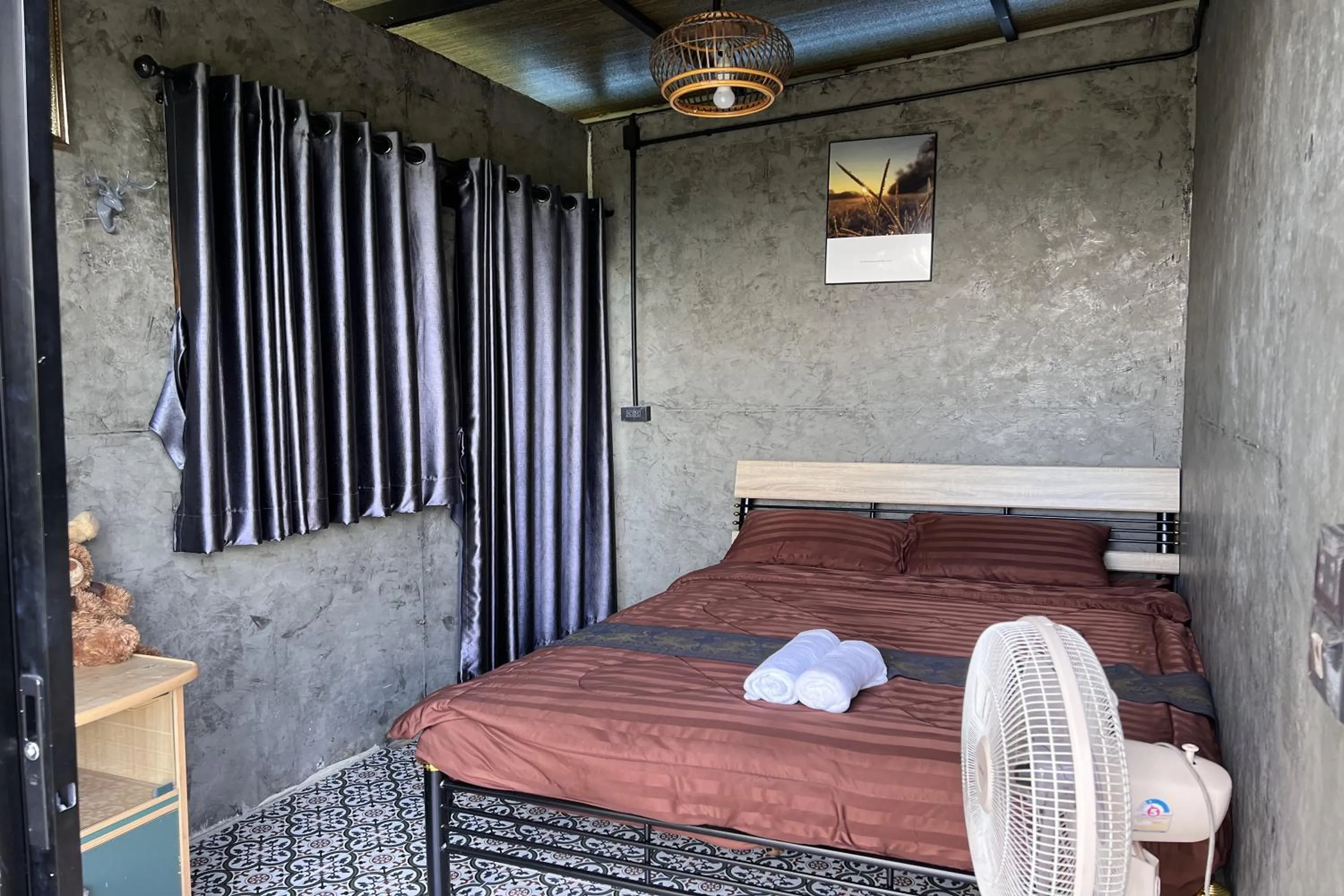 Bedroom in Kuan Khan Lao The Nine Bistro ควนคานหลาว เดอะไนท์ บิสโทร