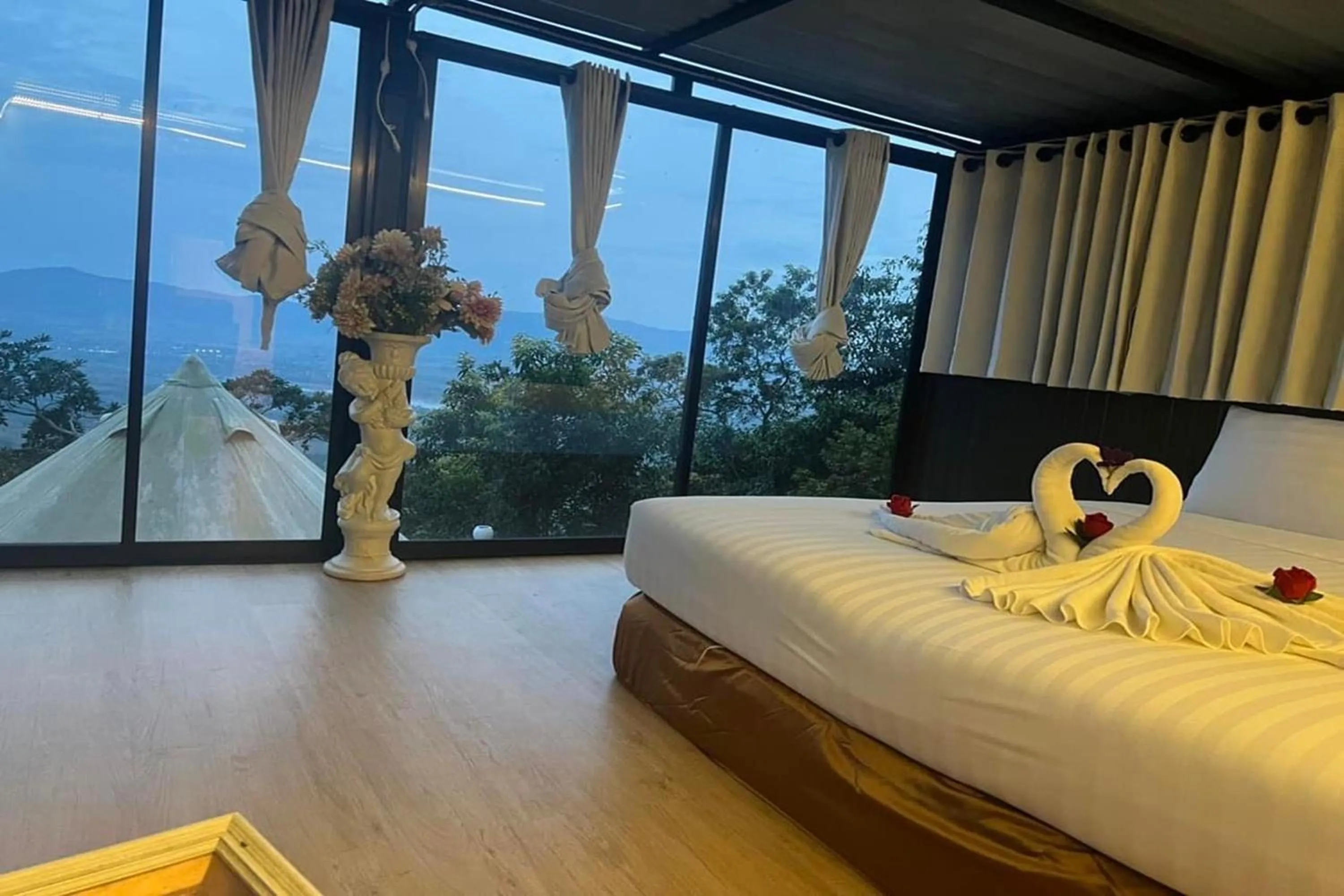 Bedroom in Kuan Khan Lao The Nine Bistro ควนคานหลาว เดอะไนท์ บิสโทร