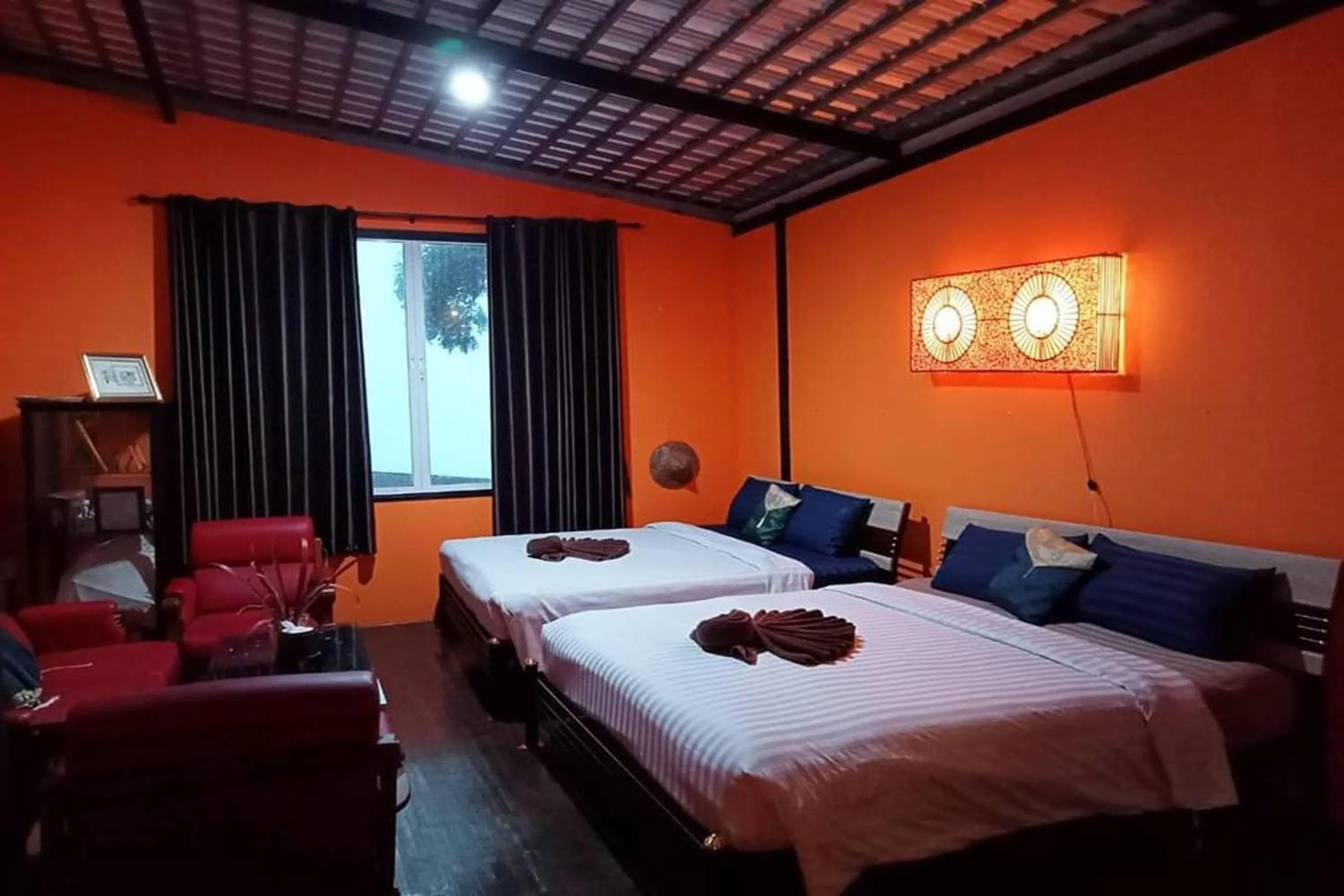 Bedroom in Kuan Khan Lao The Nine Bistro ควนคานหลาว เดอะไนท์ บิสโทร