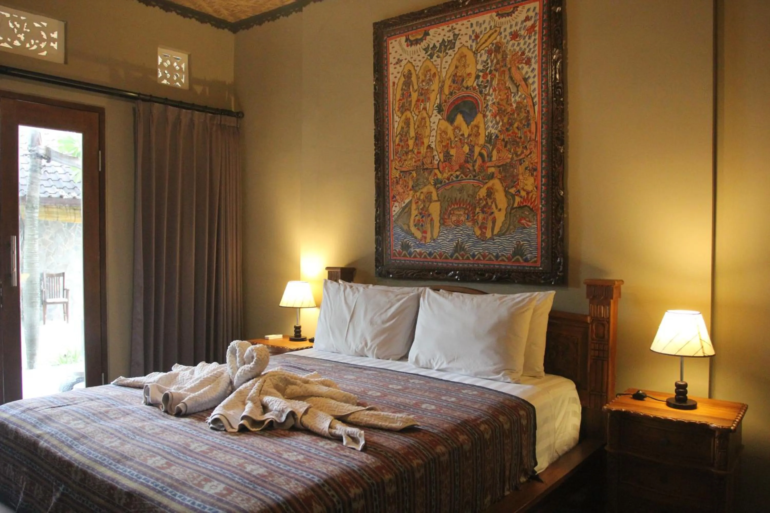 Bed in Temple Cafe & Seaside Cottages