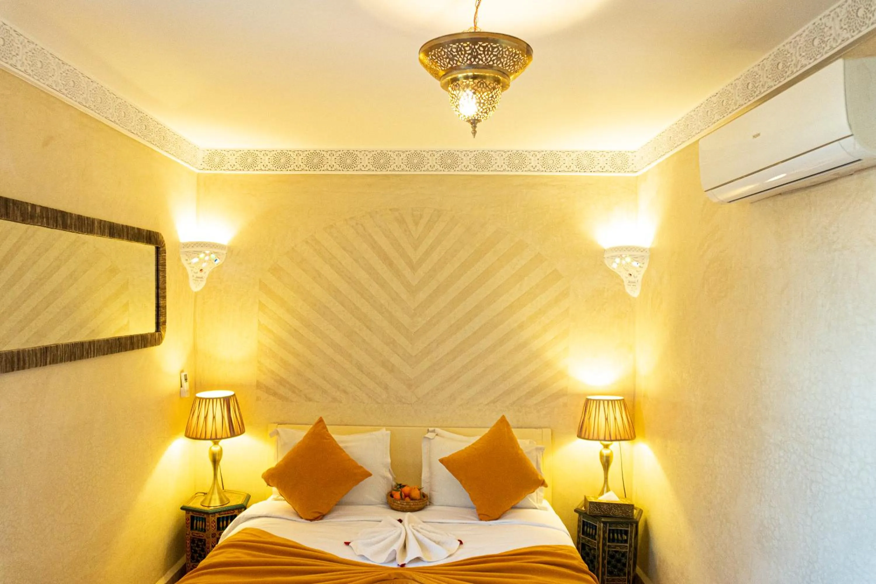 Bed in Riad Louaya