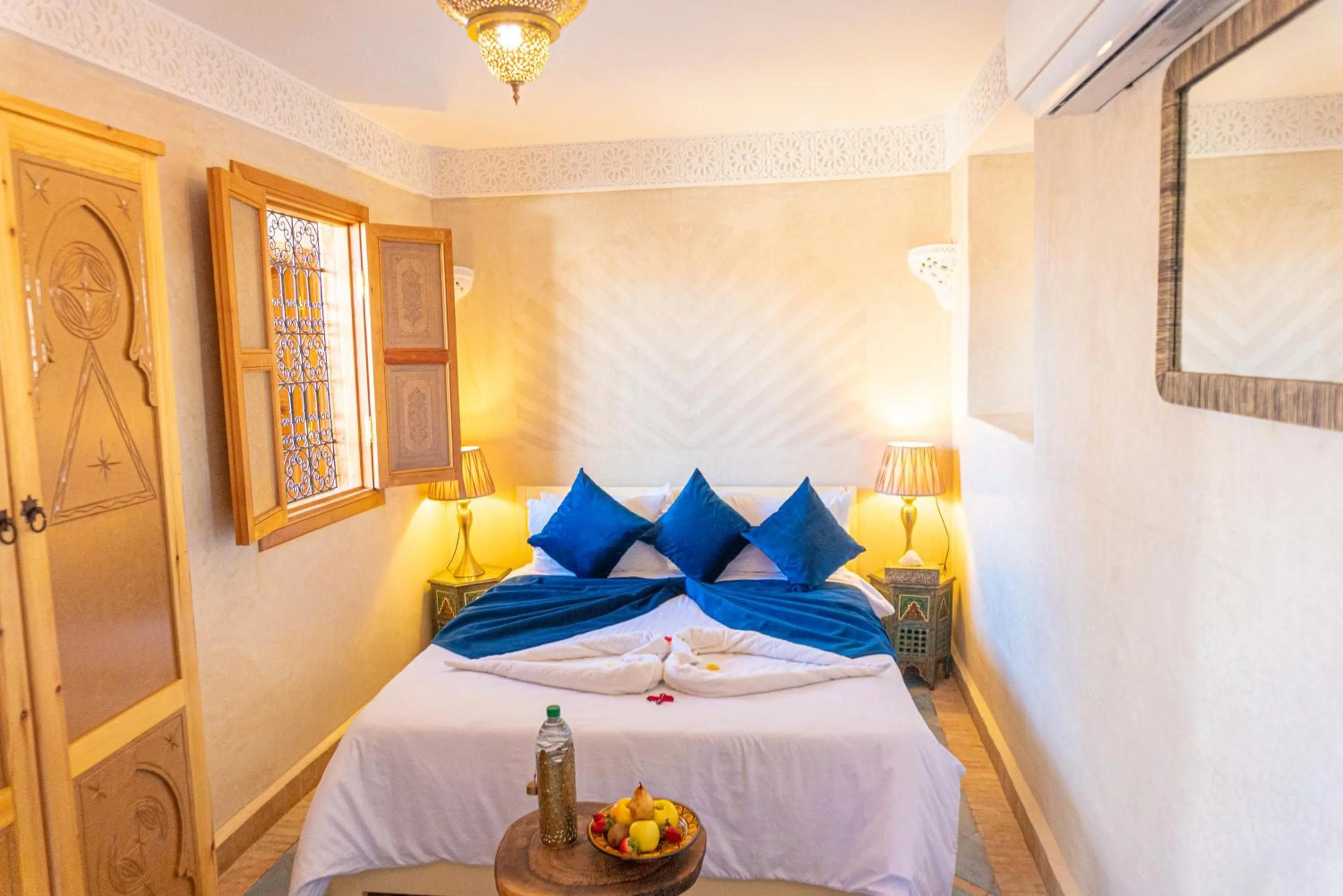 Bed in Riad Louaya