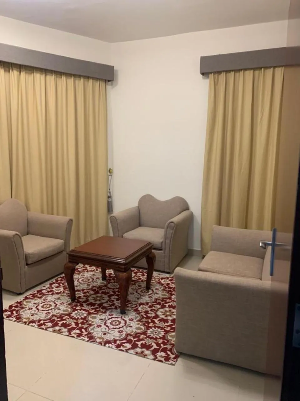 Living room in AL MARJAN FURNISHED APARTMENTS
