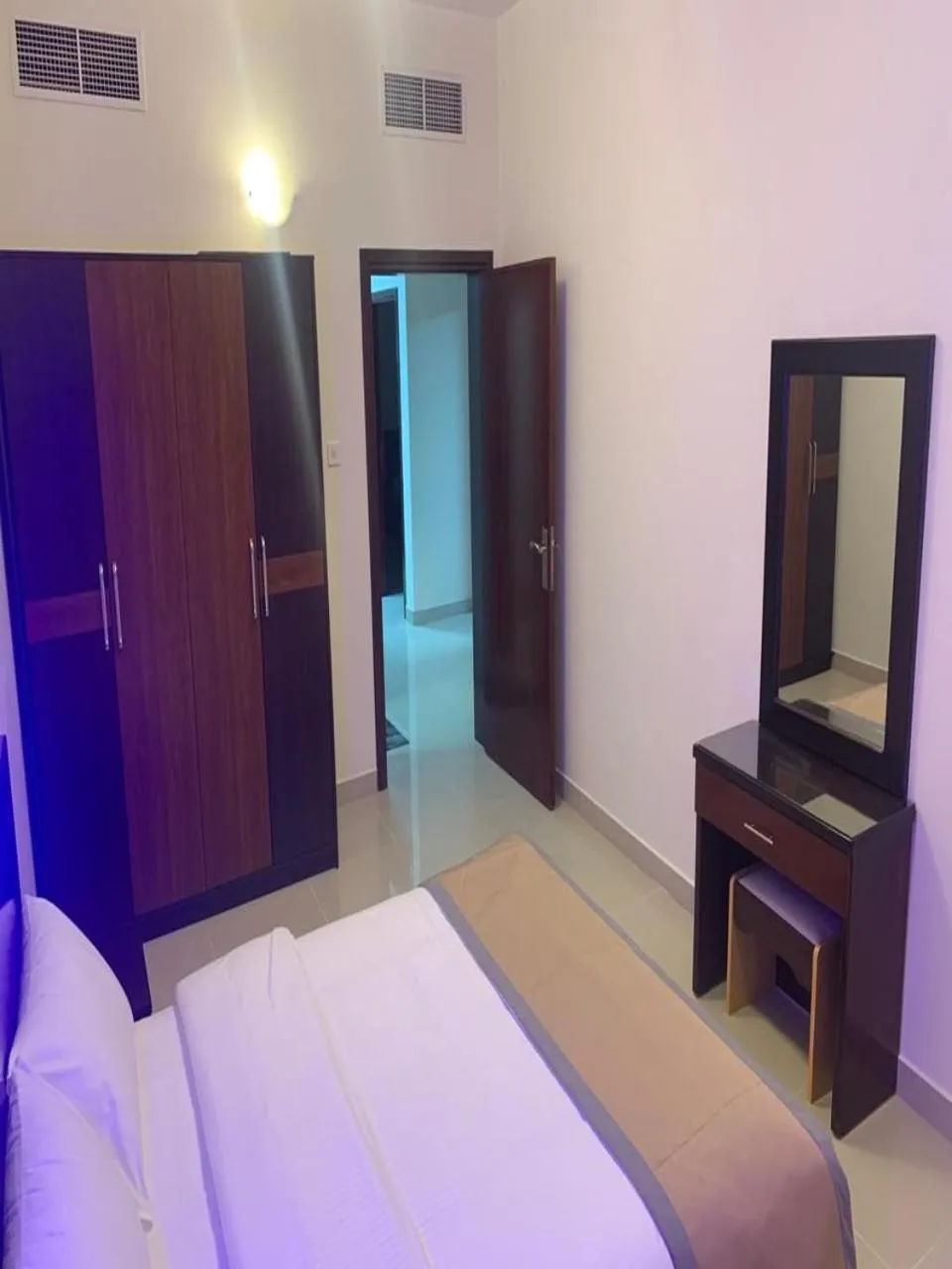 Bed in AL MARJAN FURNISHED APARTMENTS