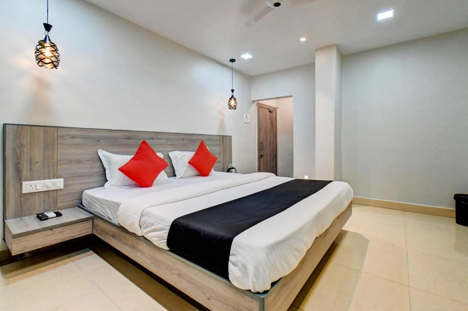 Bed in Hotel Vikrant