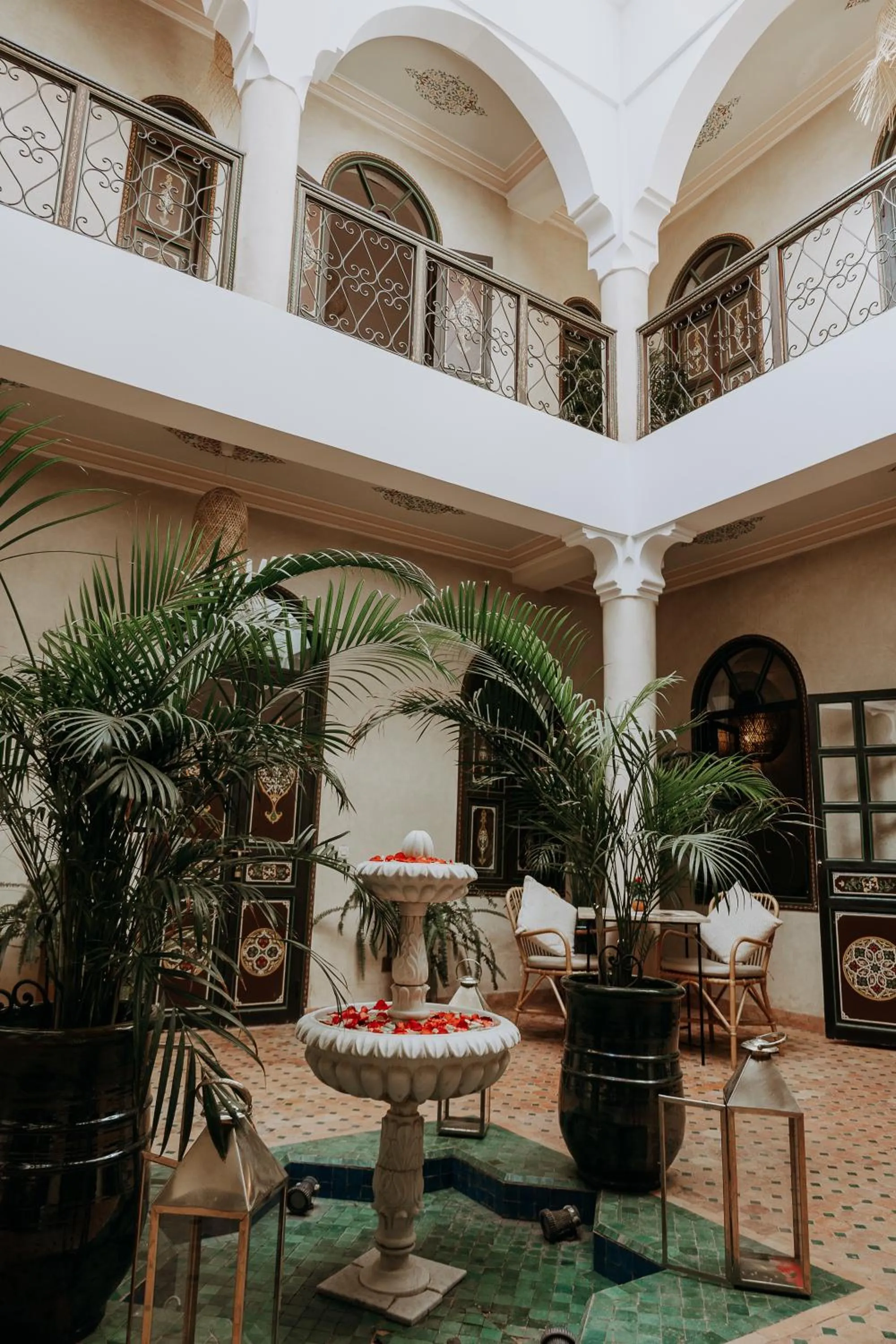 Patio in Riad Bamaga