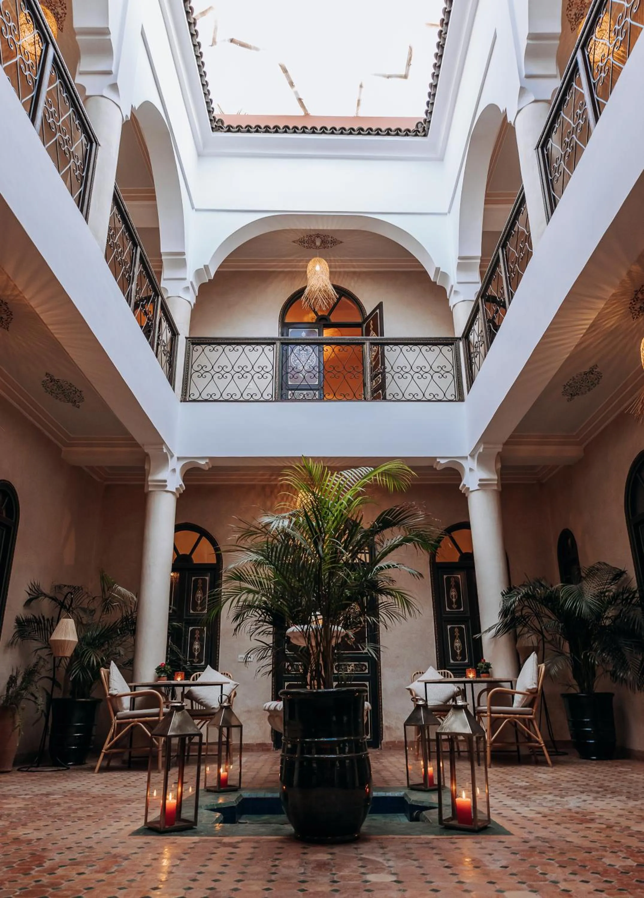 Patio in Riad Bamaga