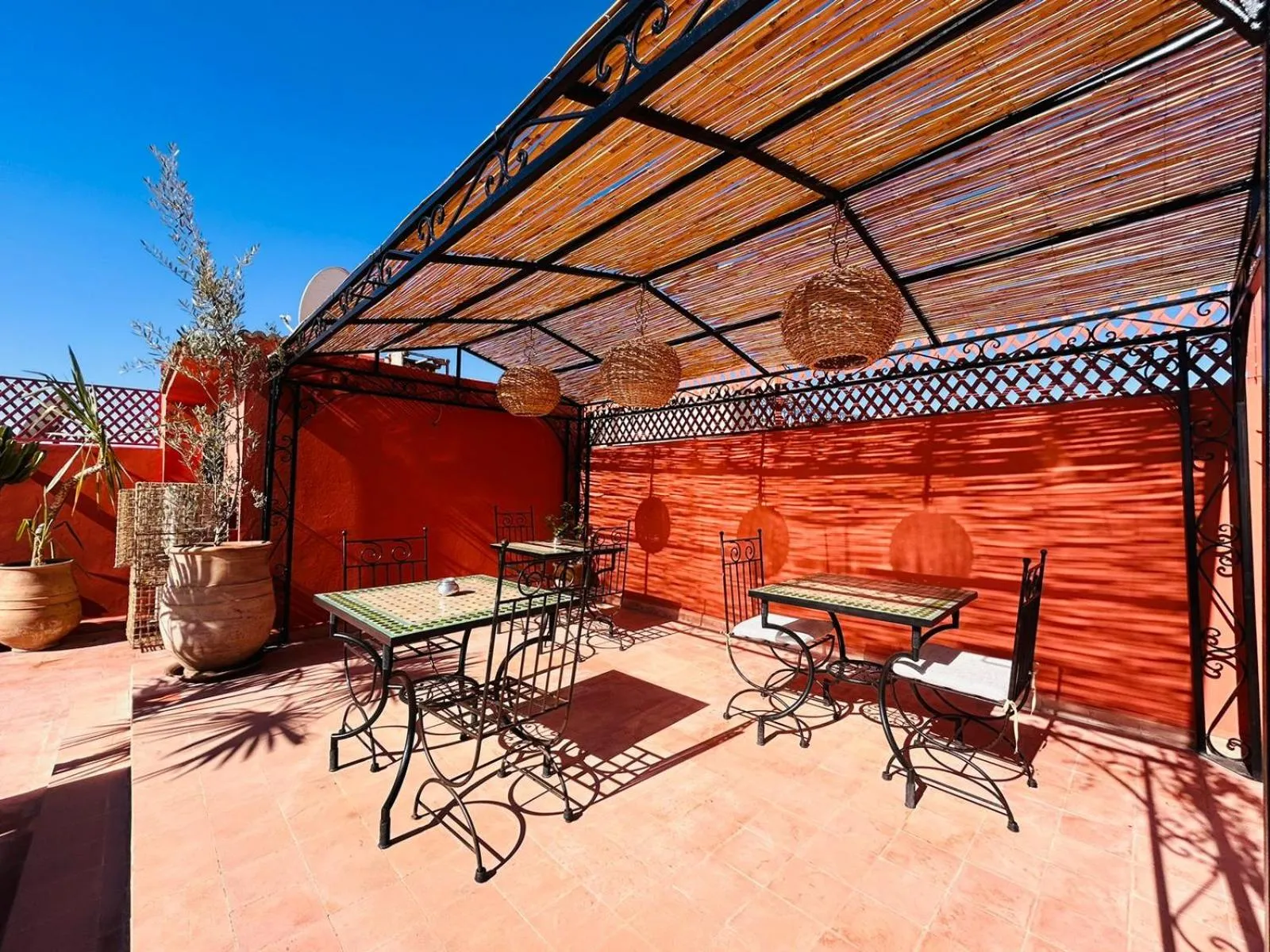 Patio in Riad Bamaga