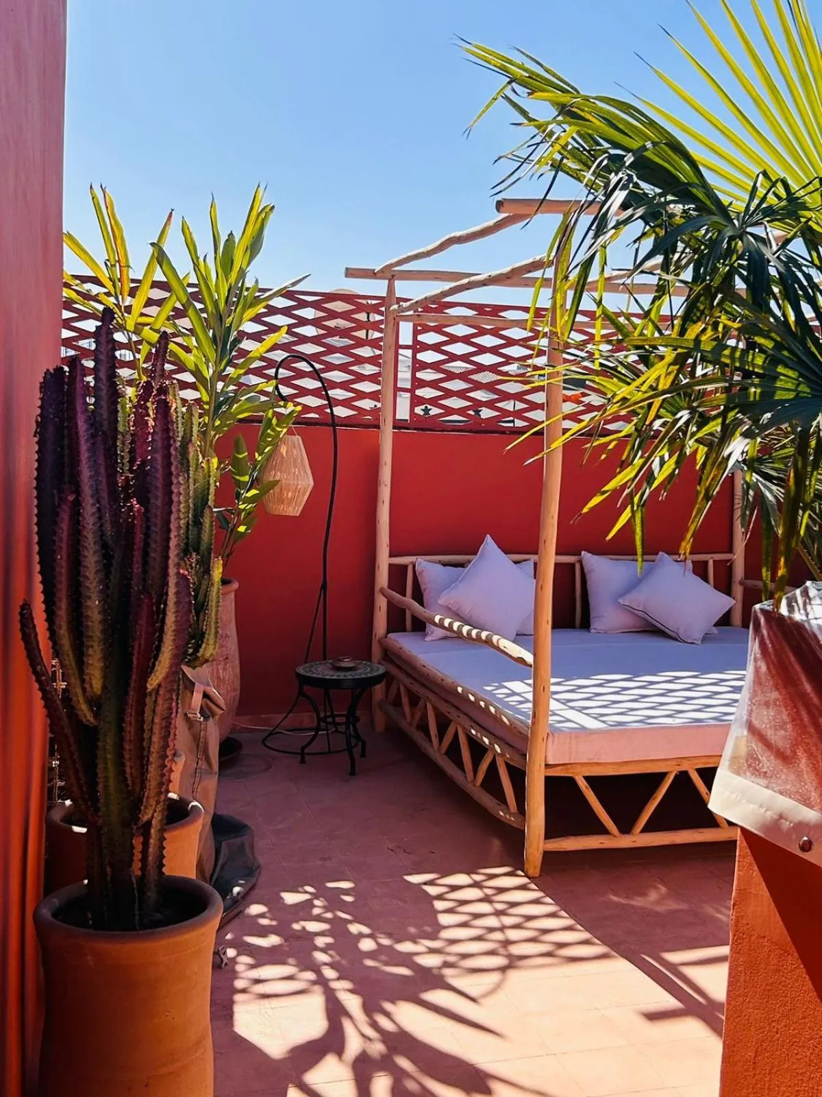 Solarium, Bed in Riad Bamaga