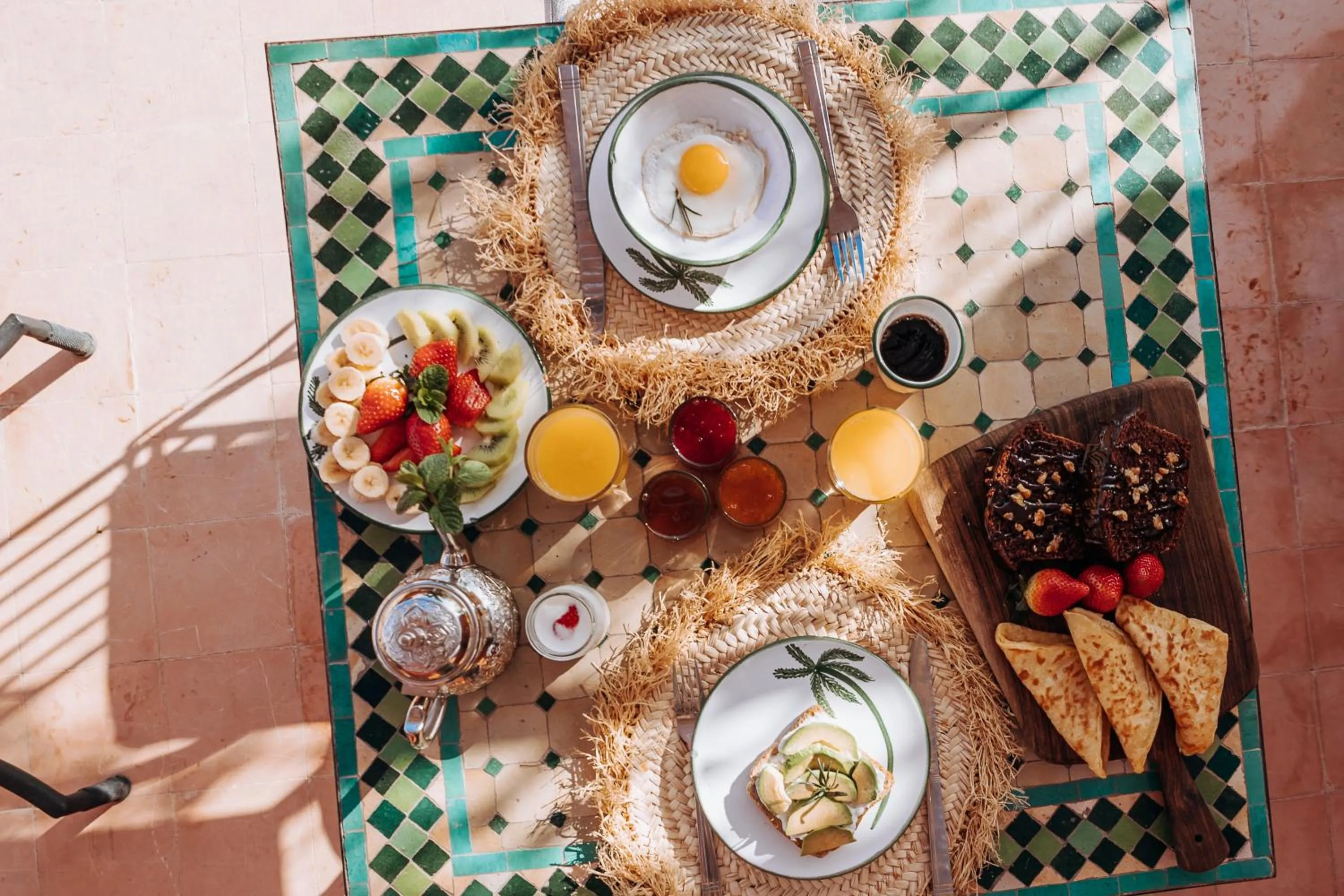 Patio in Riad Bamaga