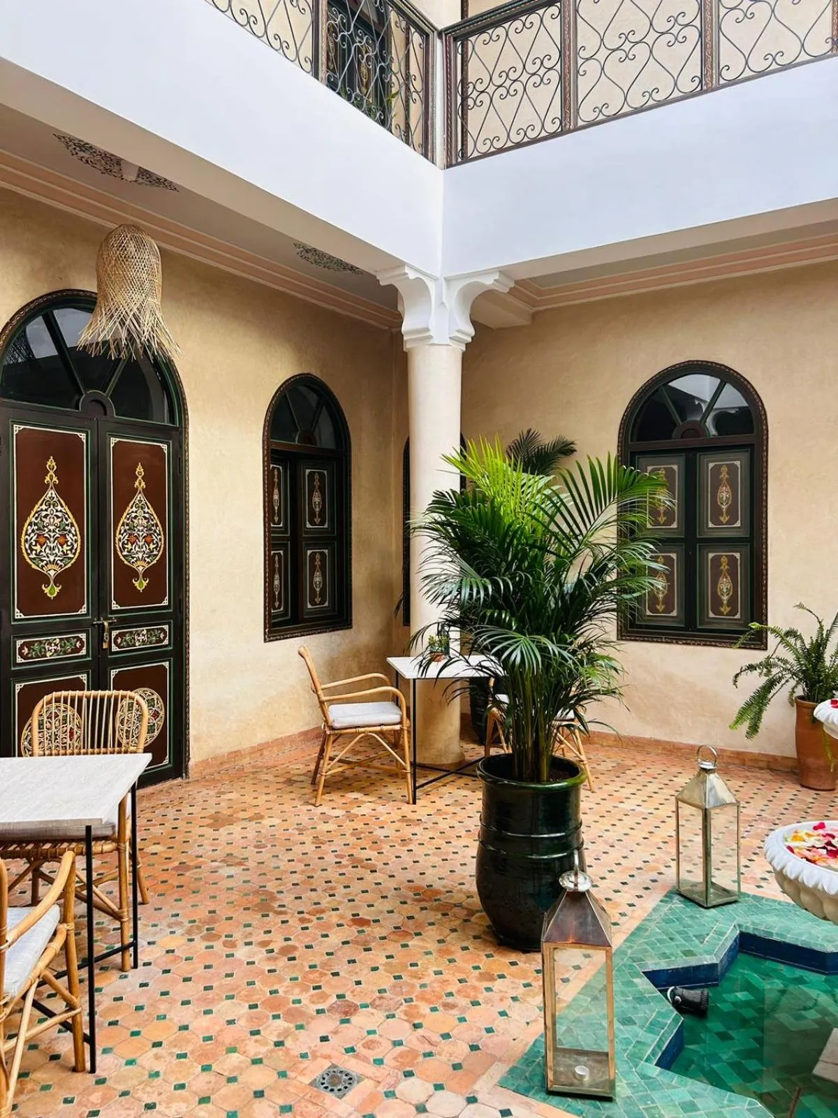 Patio in Riad Bamaga