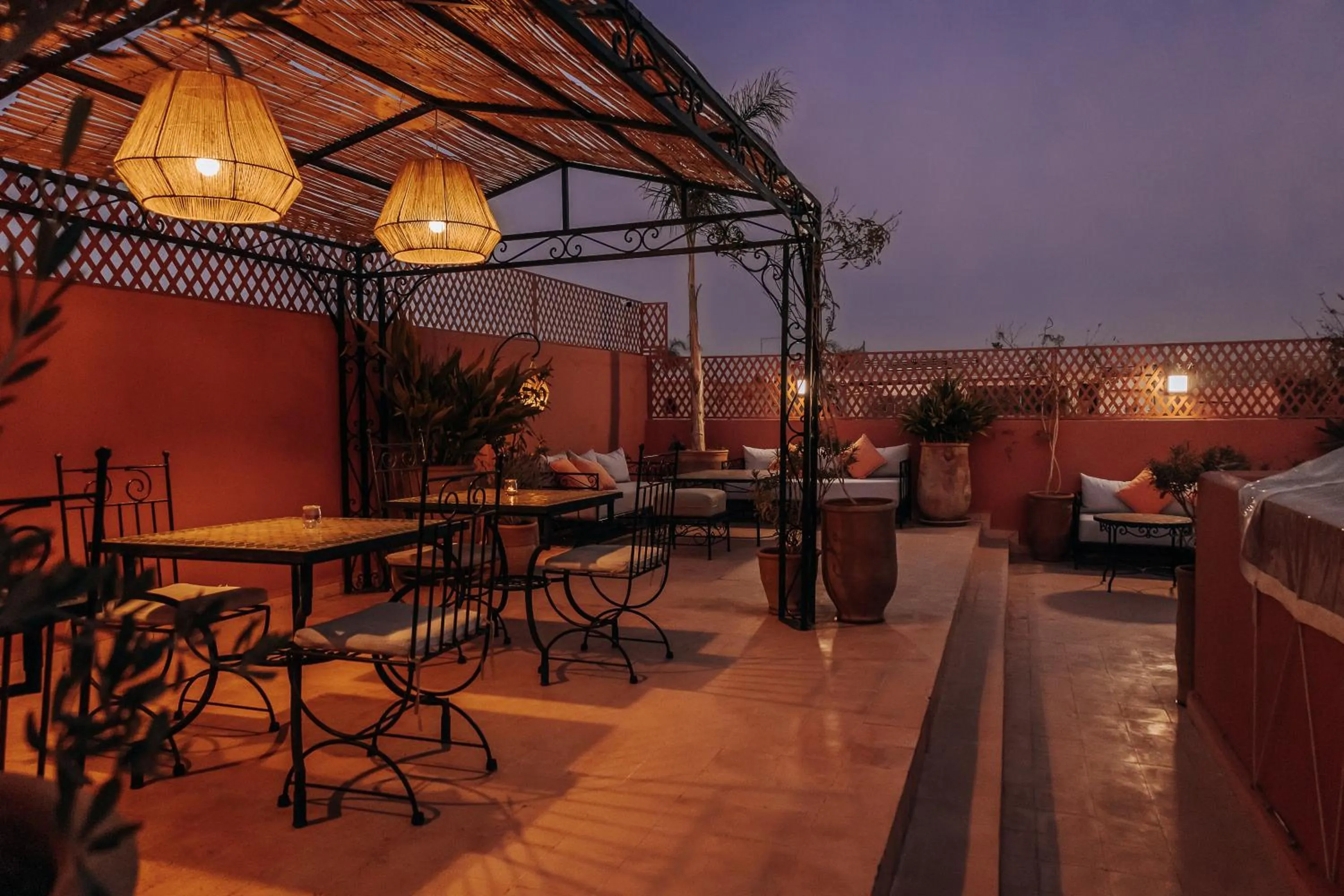 Patio in Riad Bamaga