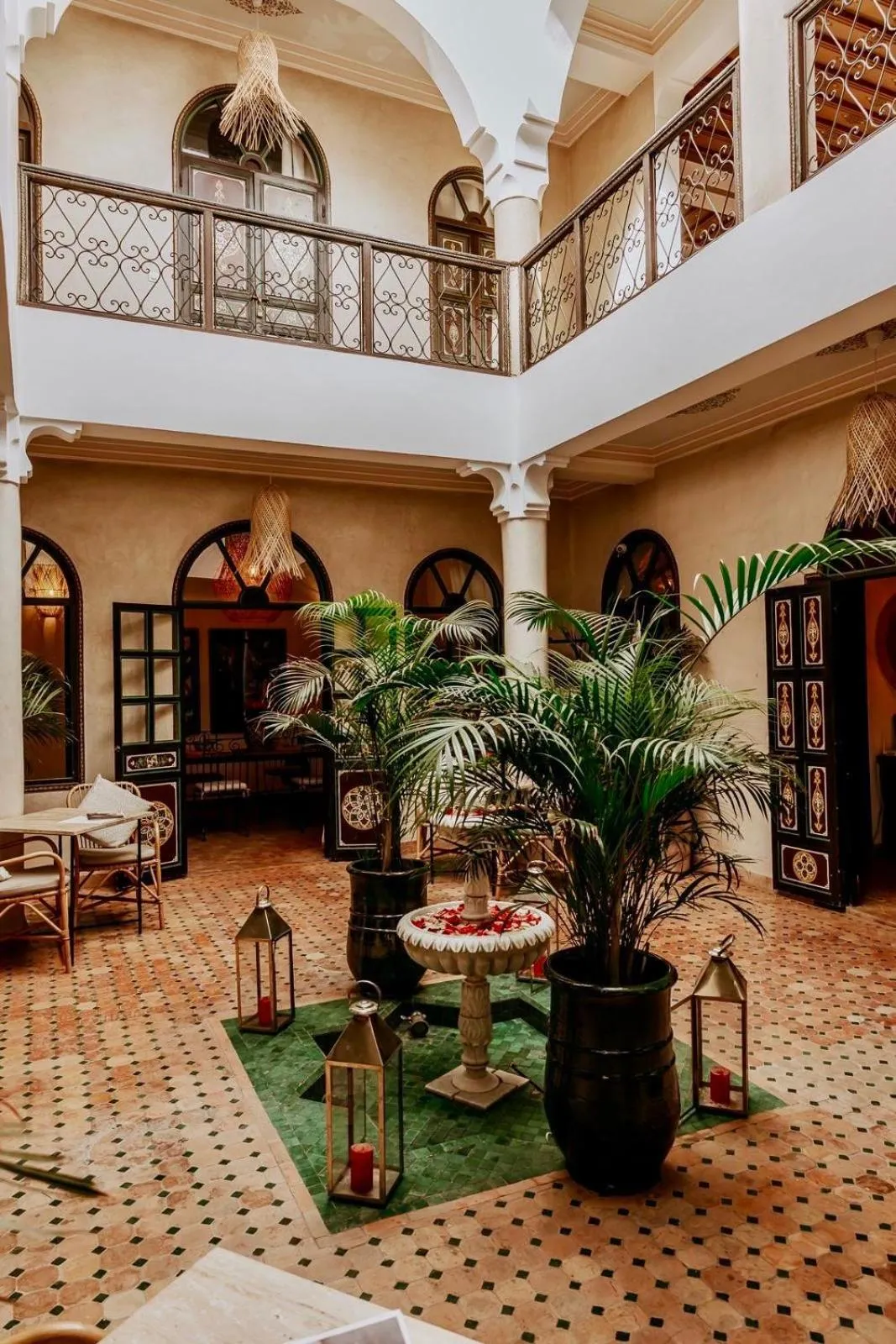 Patio in Riad Bamaga