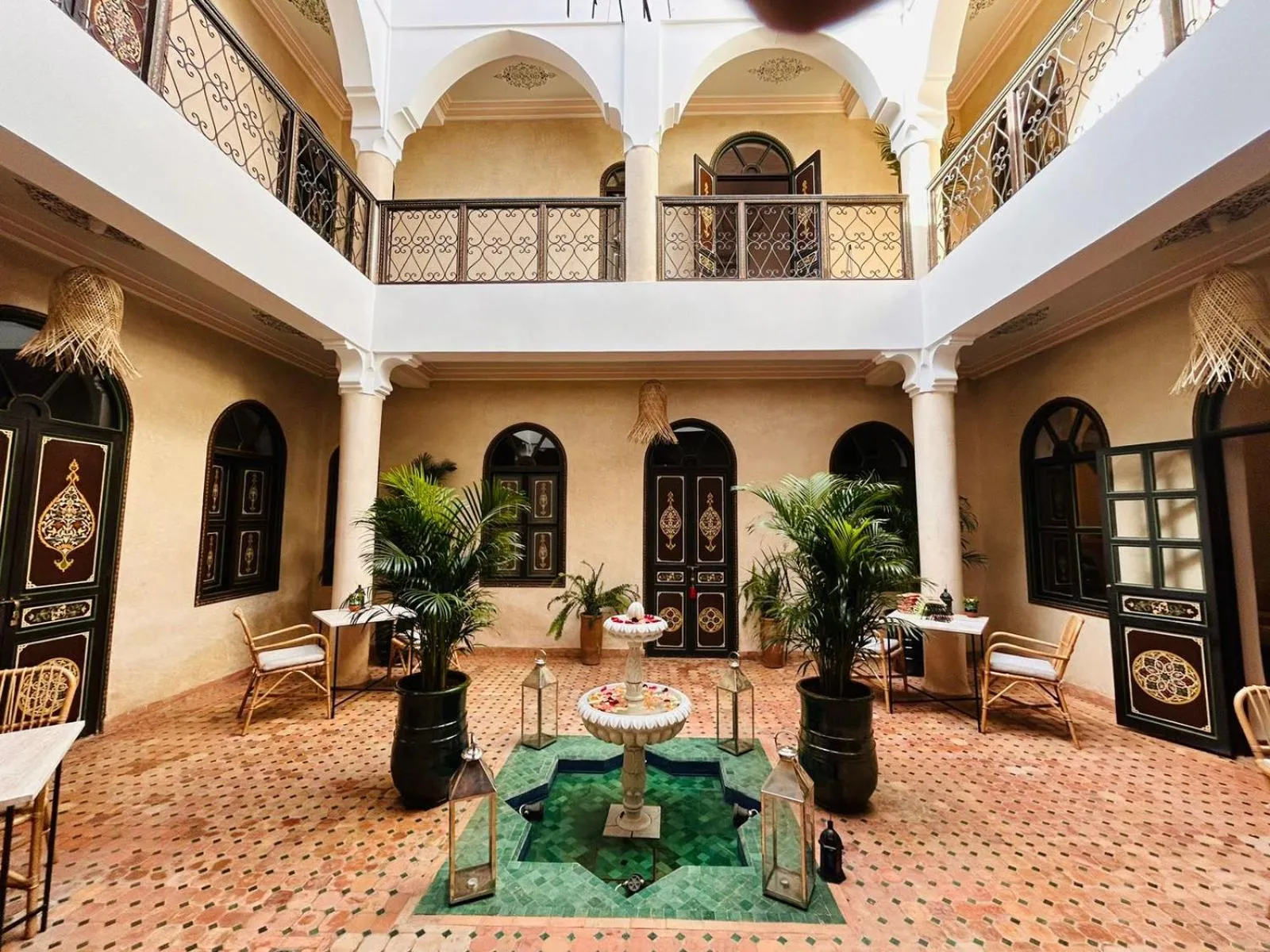 Patio in Riad Bamaga