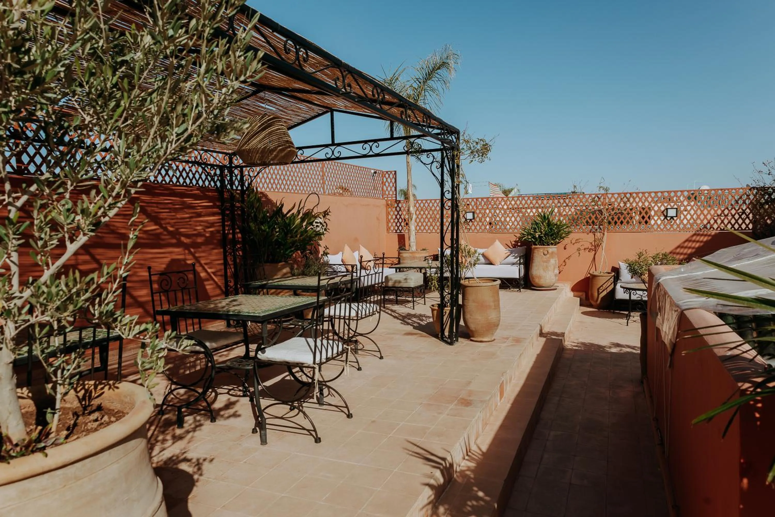 Patio in Riad Bamaga