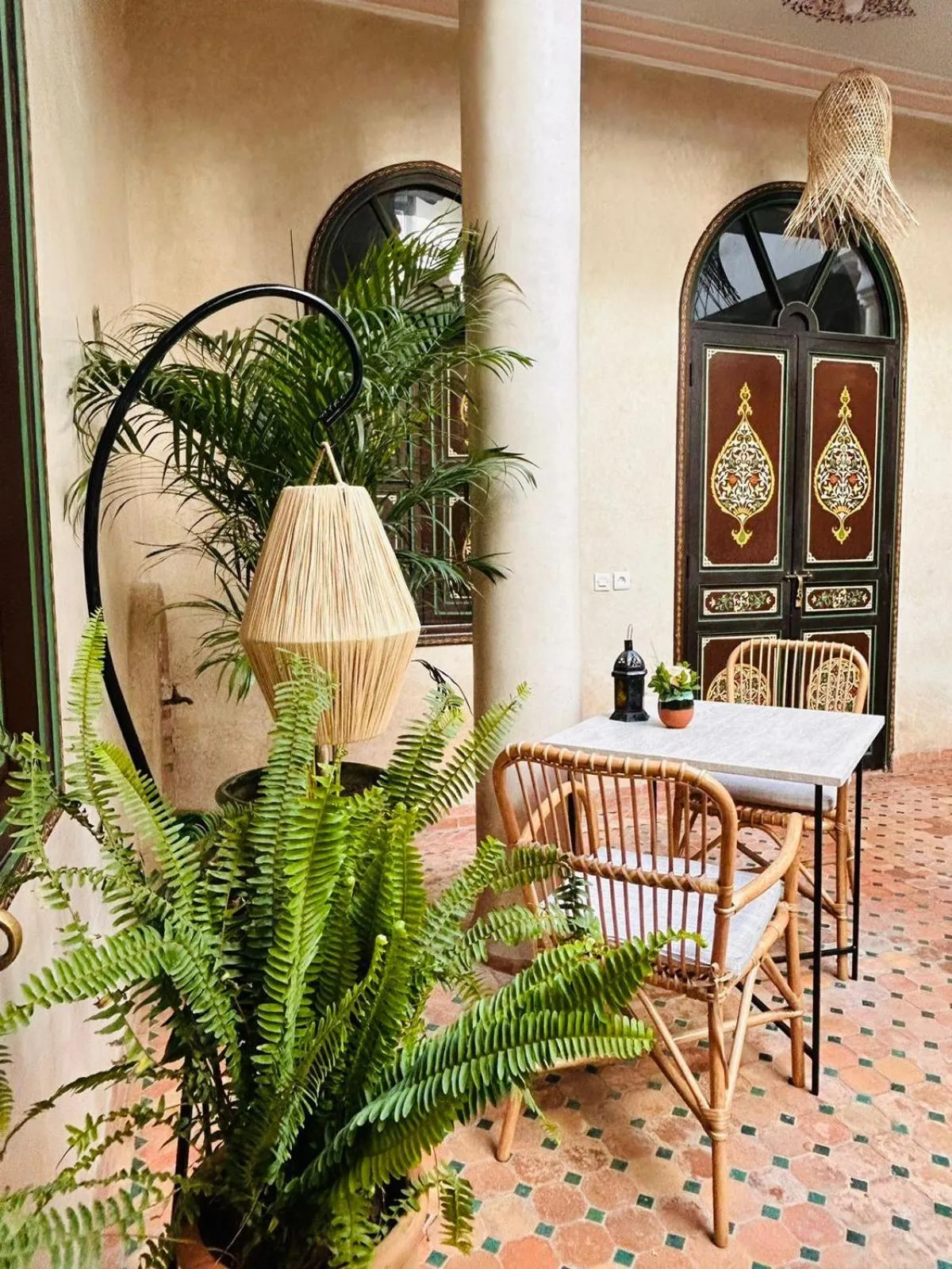 Decorative detail in Riad Bamaga