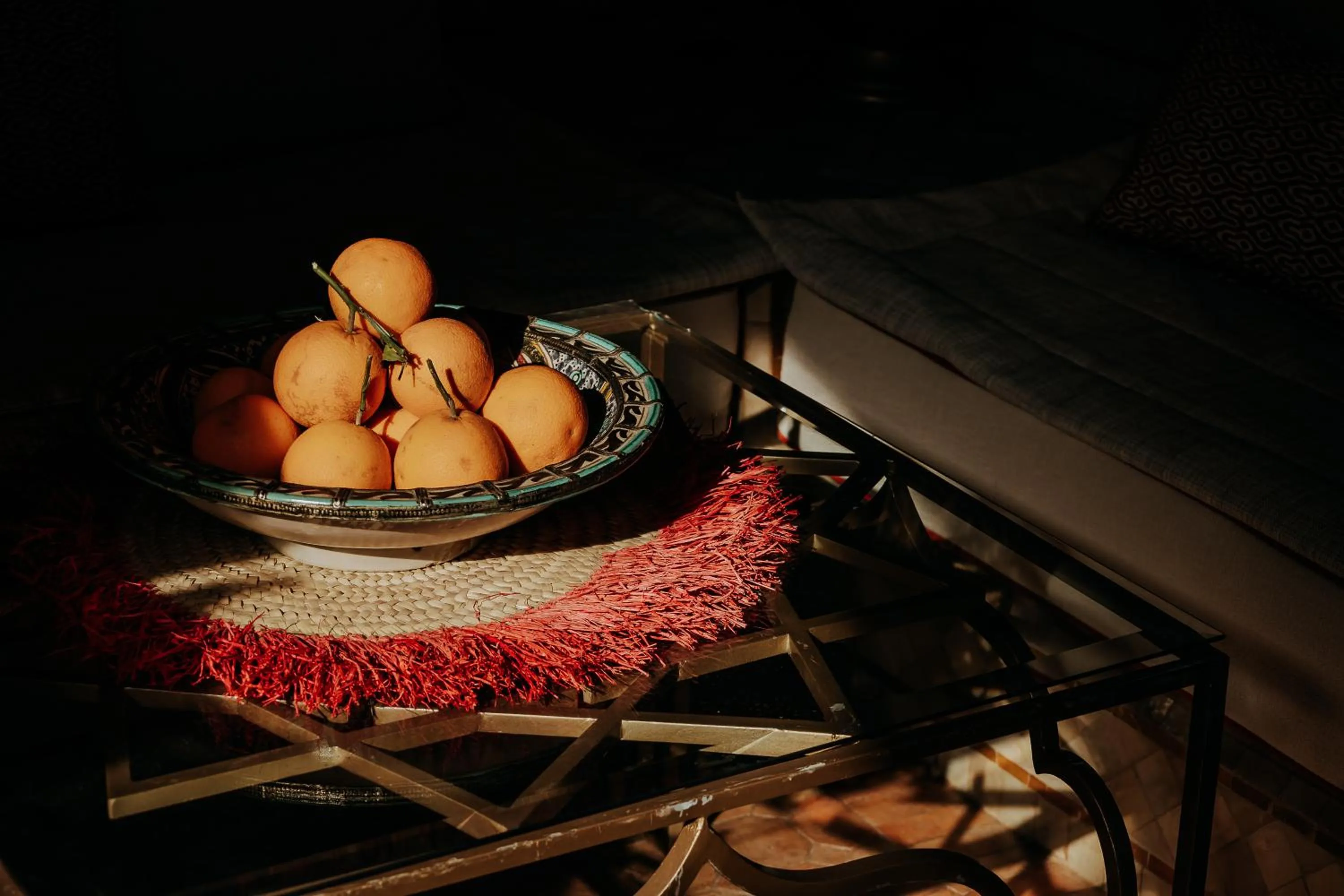 Decorative detail in Riad Bamaga