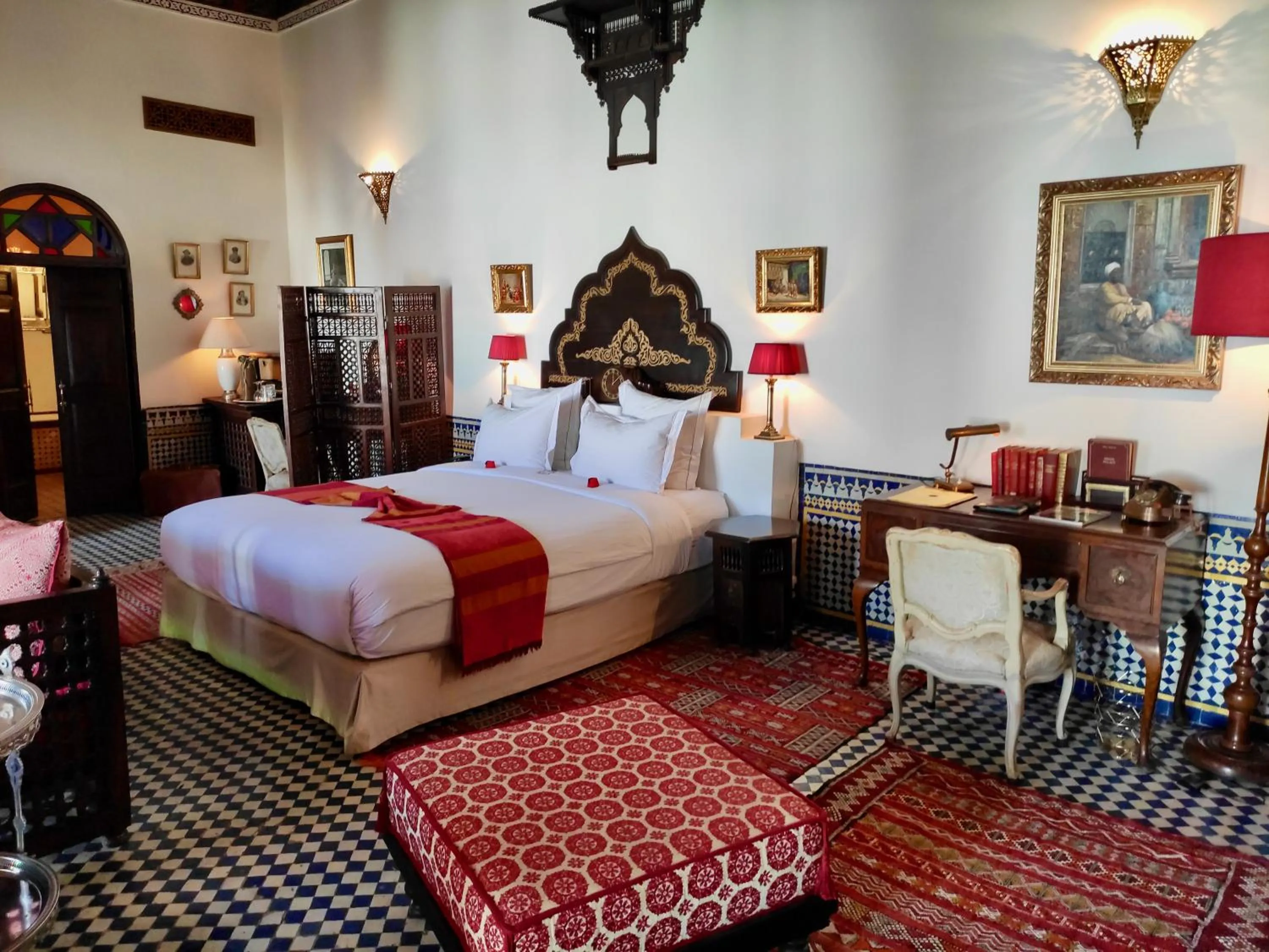 Photo of the whole room, Bed in Riad Le Calife