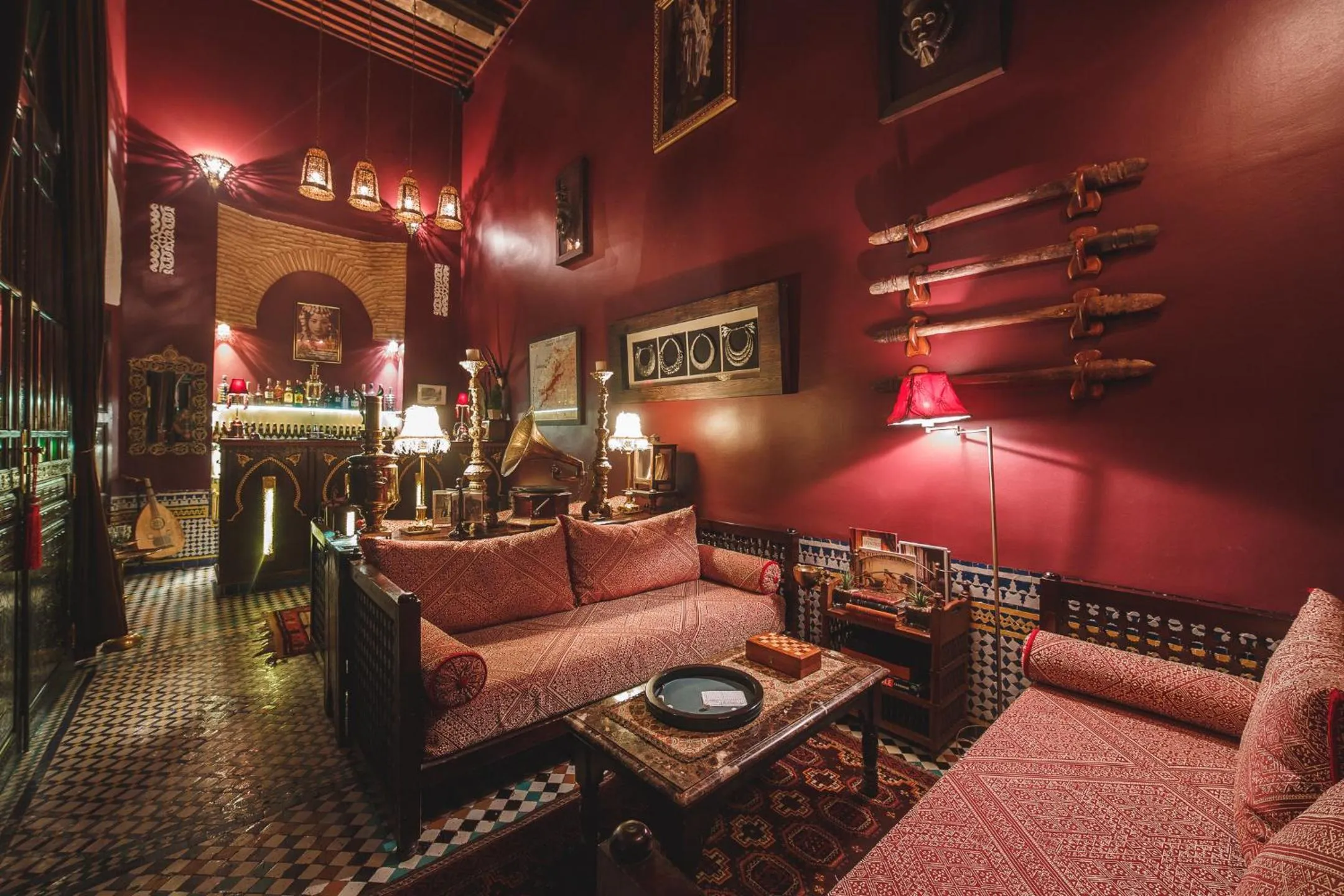Lounge or bar in Riad Le Calife