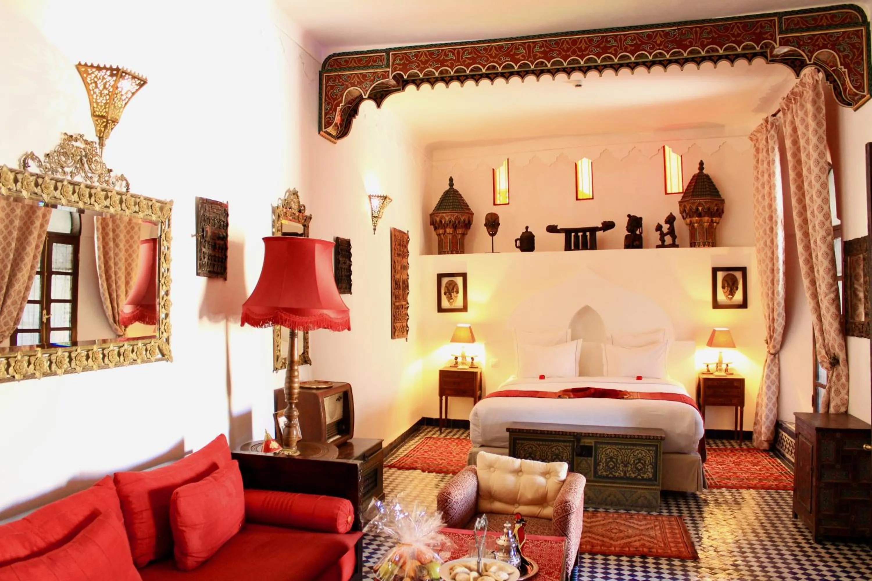 Bed in Riad Le Calife