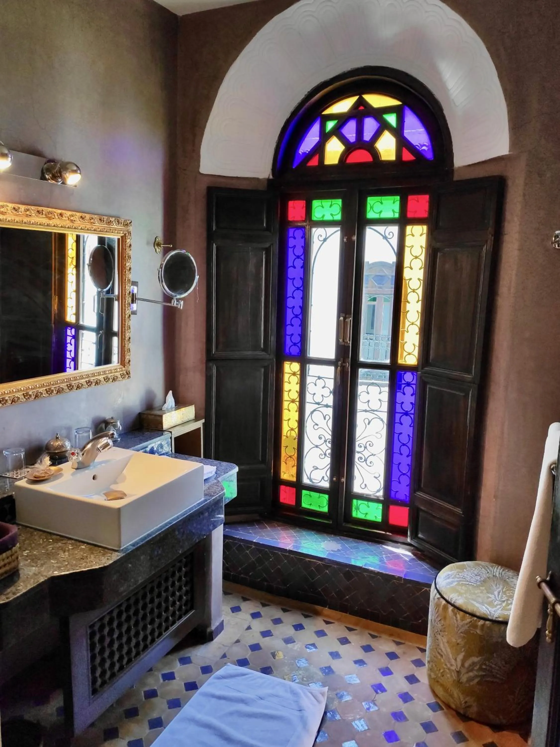 Bathroom, Bed in Riad Le Calife