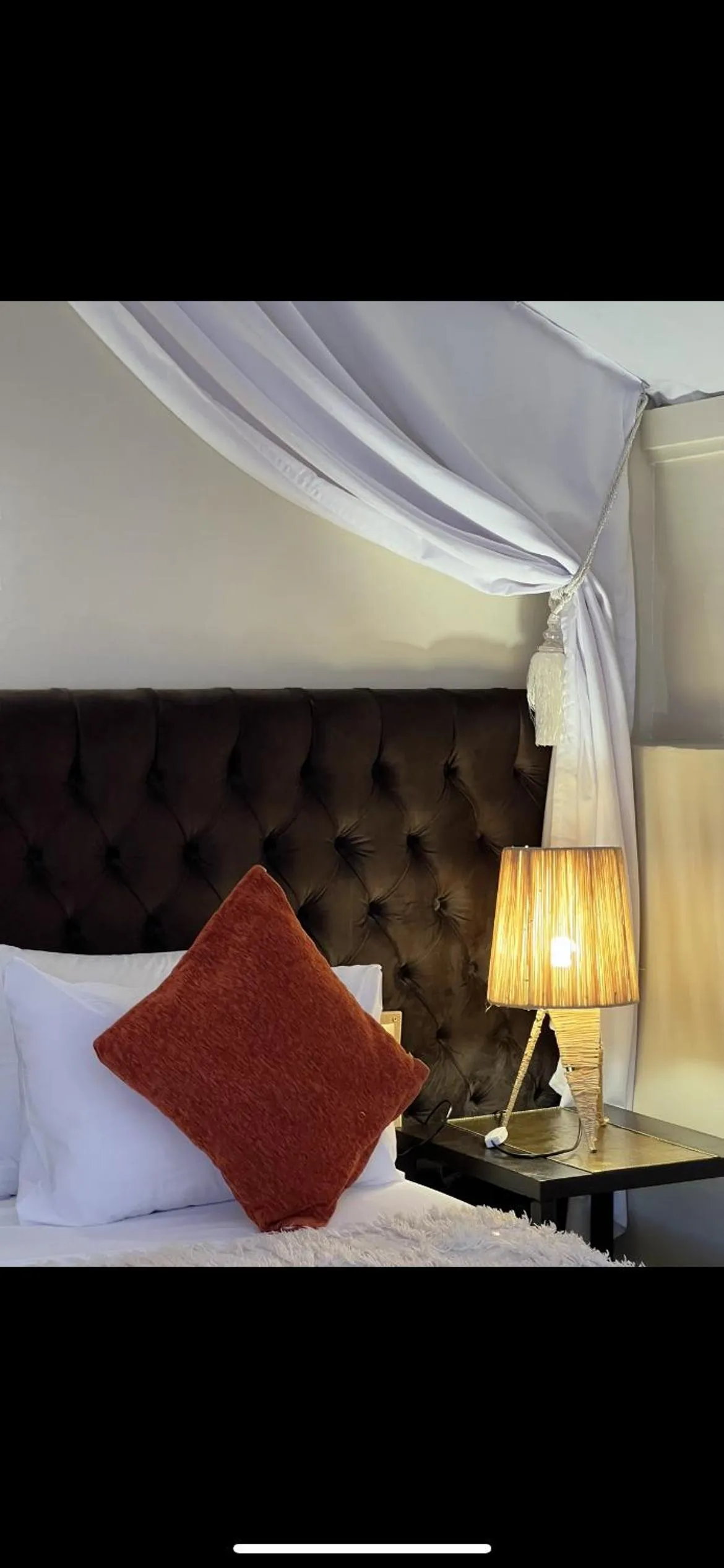 Decorative detail, Bed in Riad Des Arts