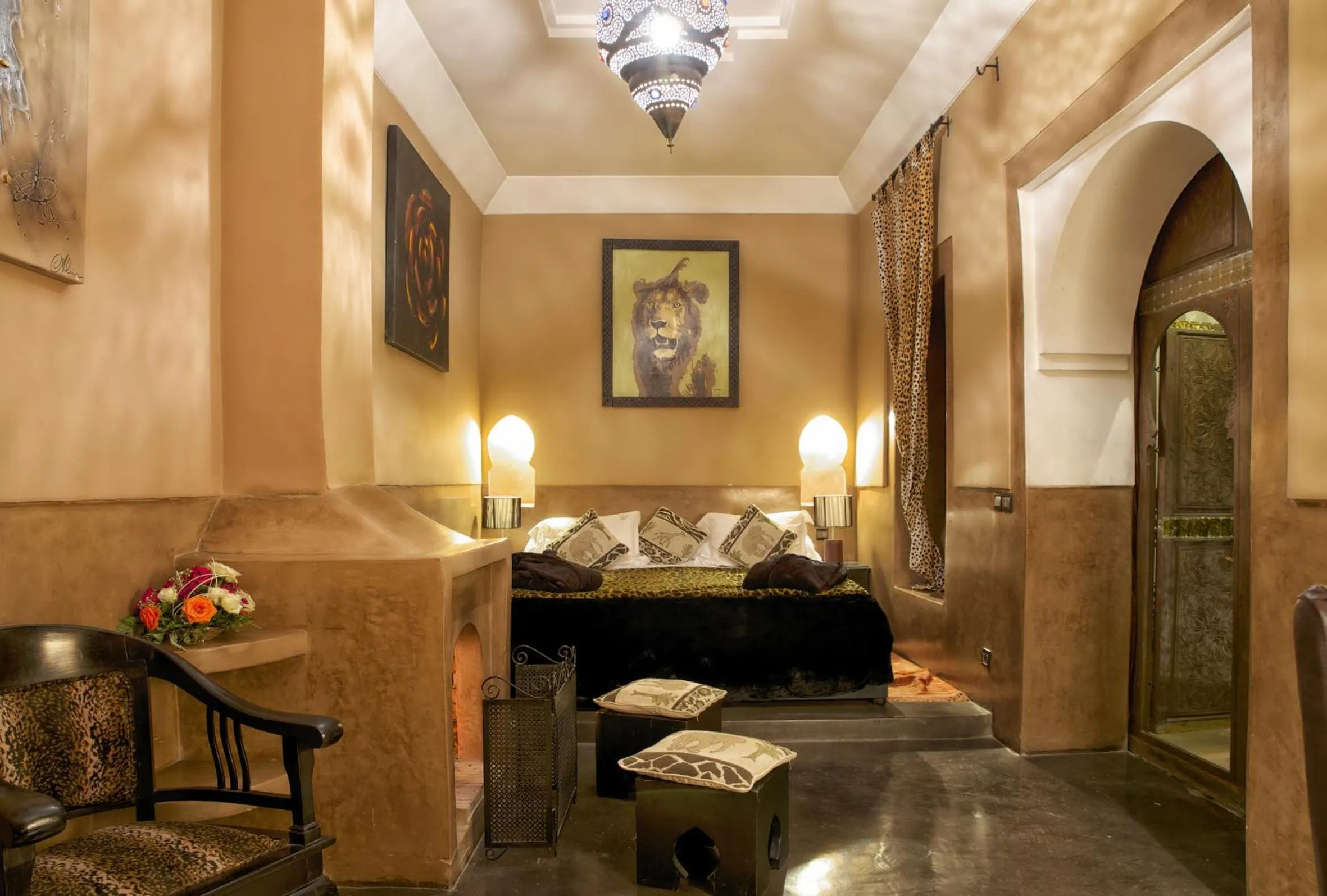 Bed in Riad Des Arts
