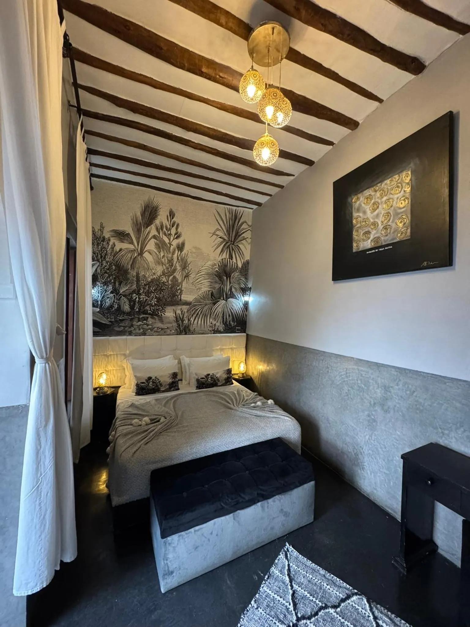 Bed in Riad Des Arts