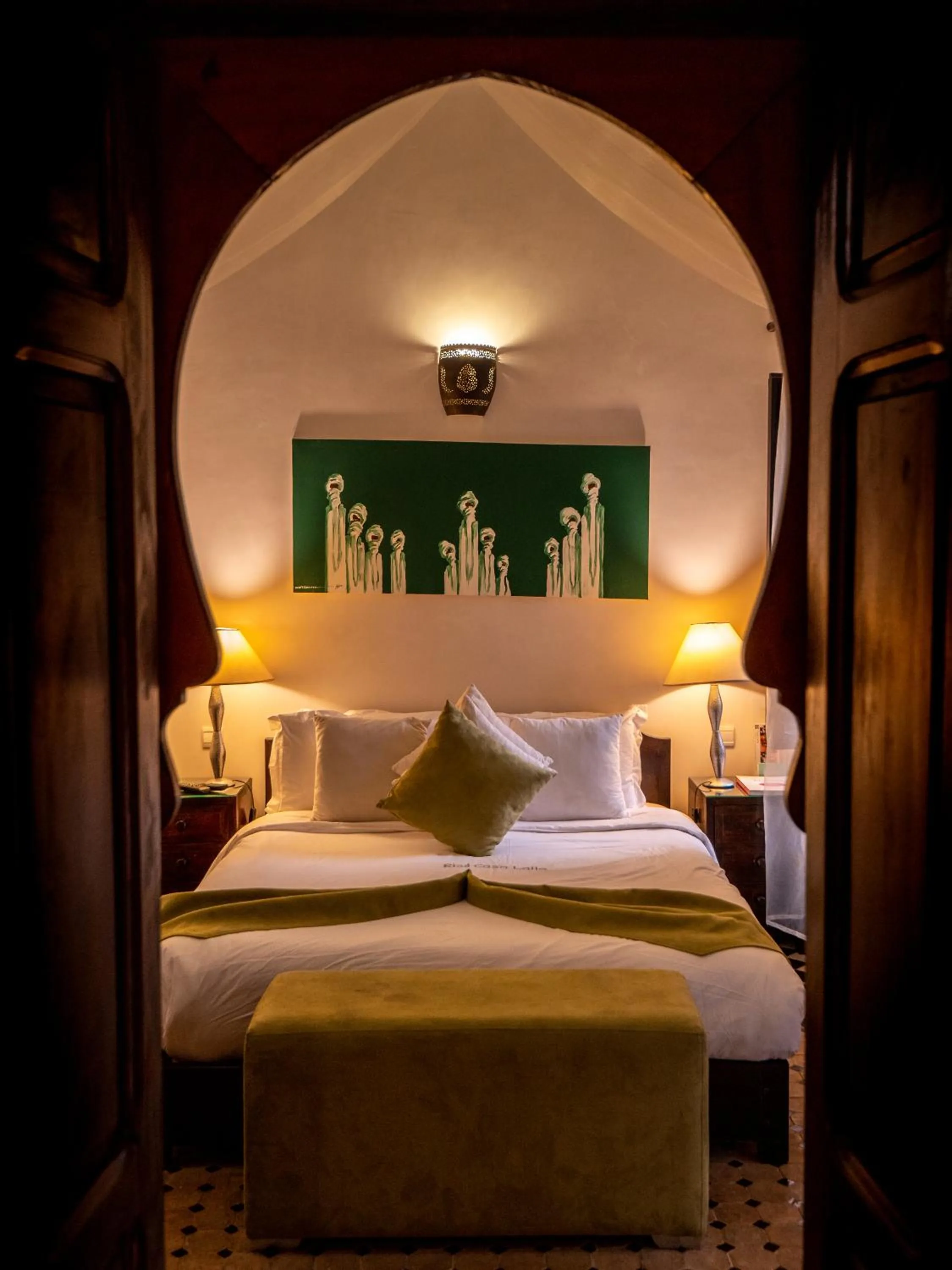 Photo of the whole room, Bed in Riad Casa Lalla
