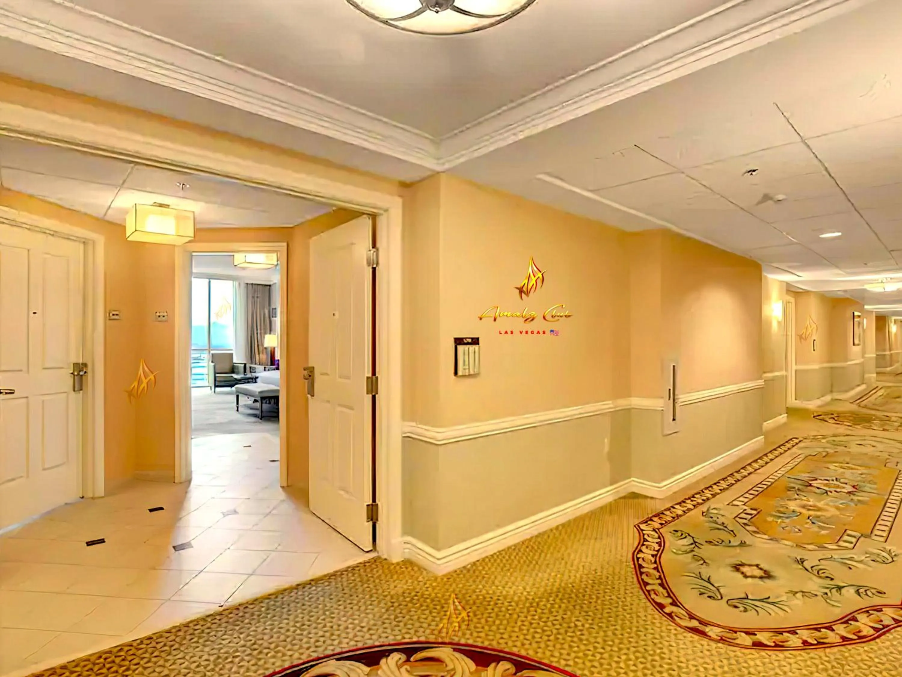 Lobby or reception in Amalz 2 Bedroom 3 Bathroom Balcony Suites at Mgm Signature !
