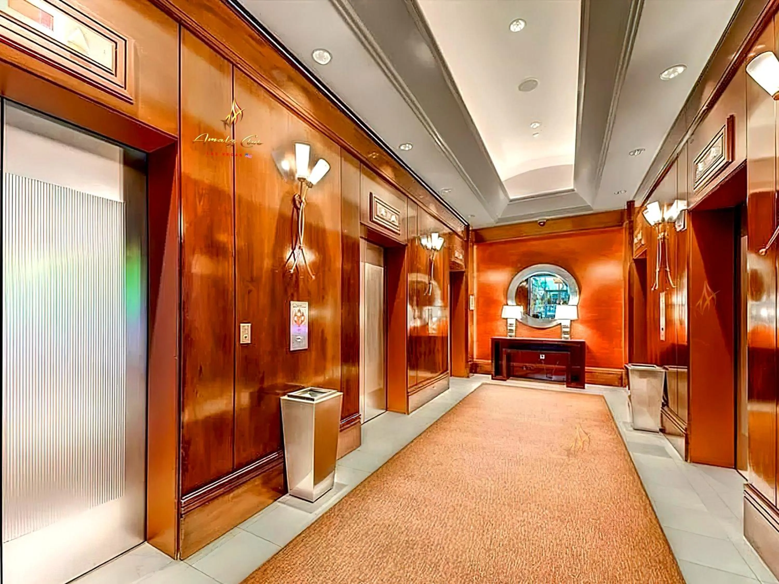 elevator in Amalz 2 Bedroom 3 Bathroom Balcony Suites at Mgm Signature !