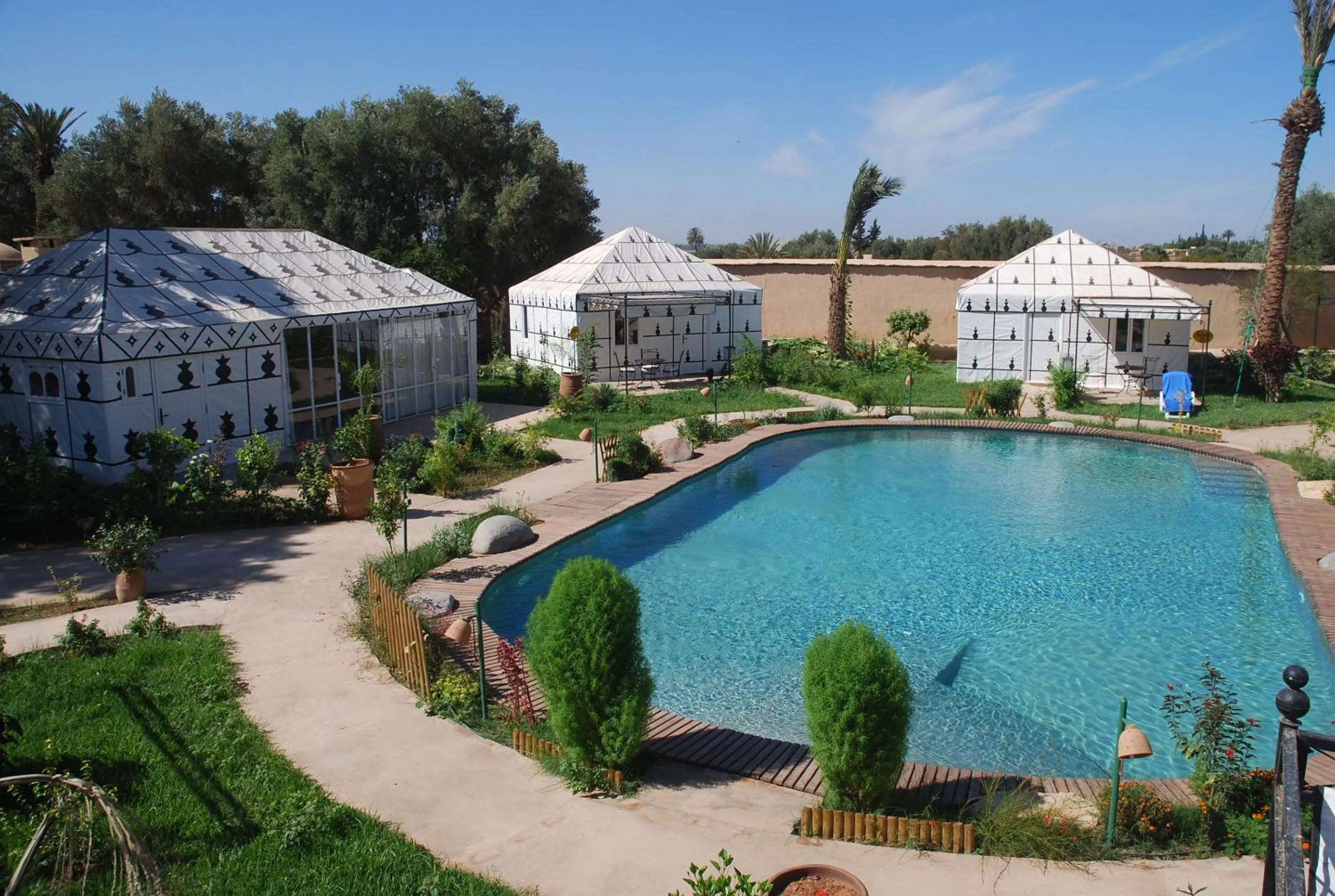 Swimming pool in Hotel Dar Zitoune Taroudant