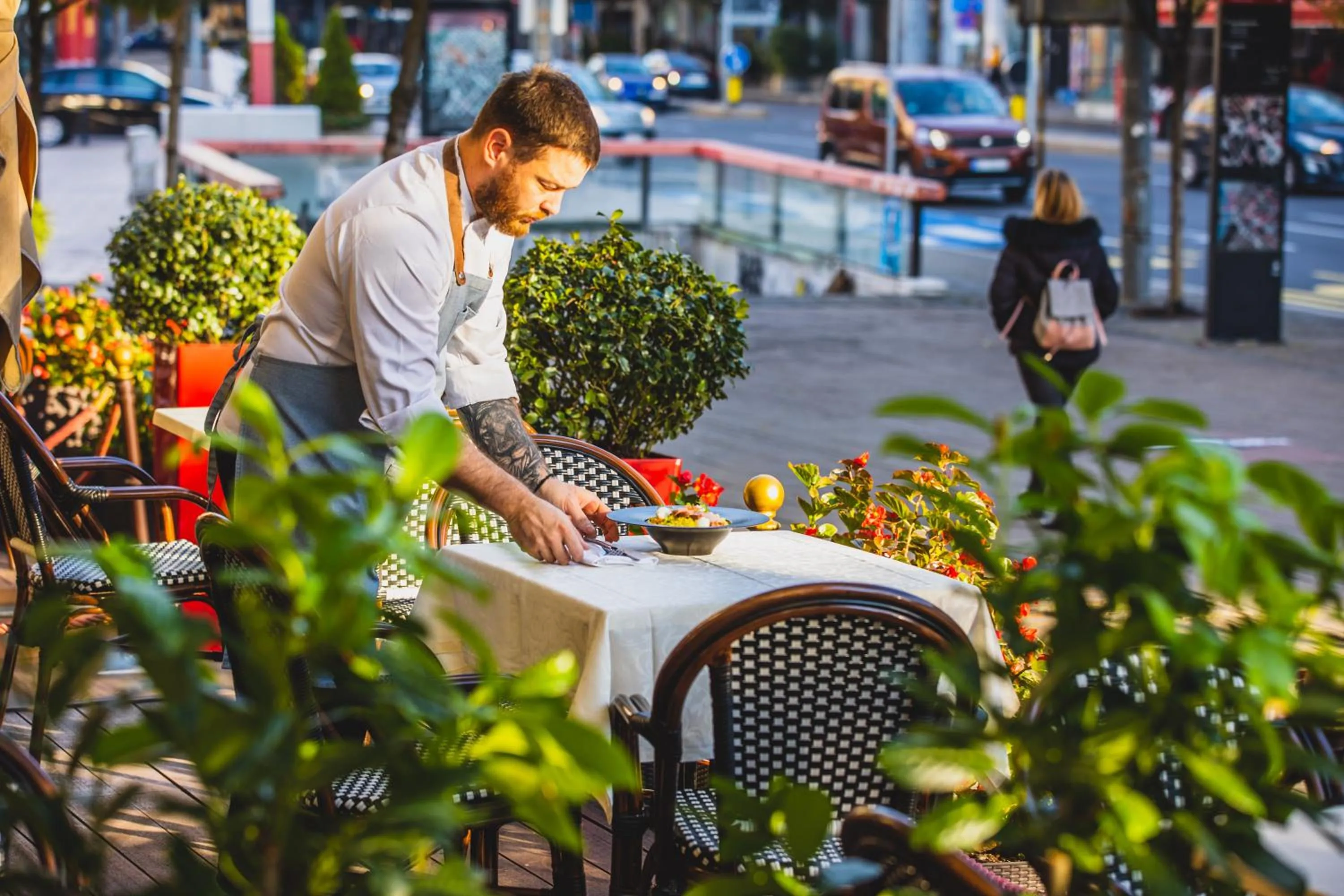 Restaurant/places to eat in Hotel Moskva