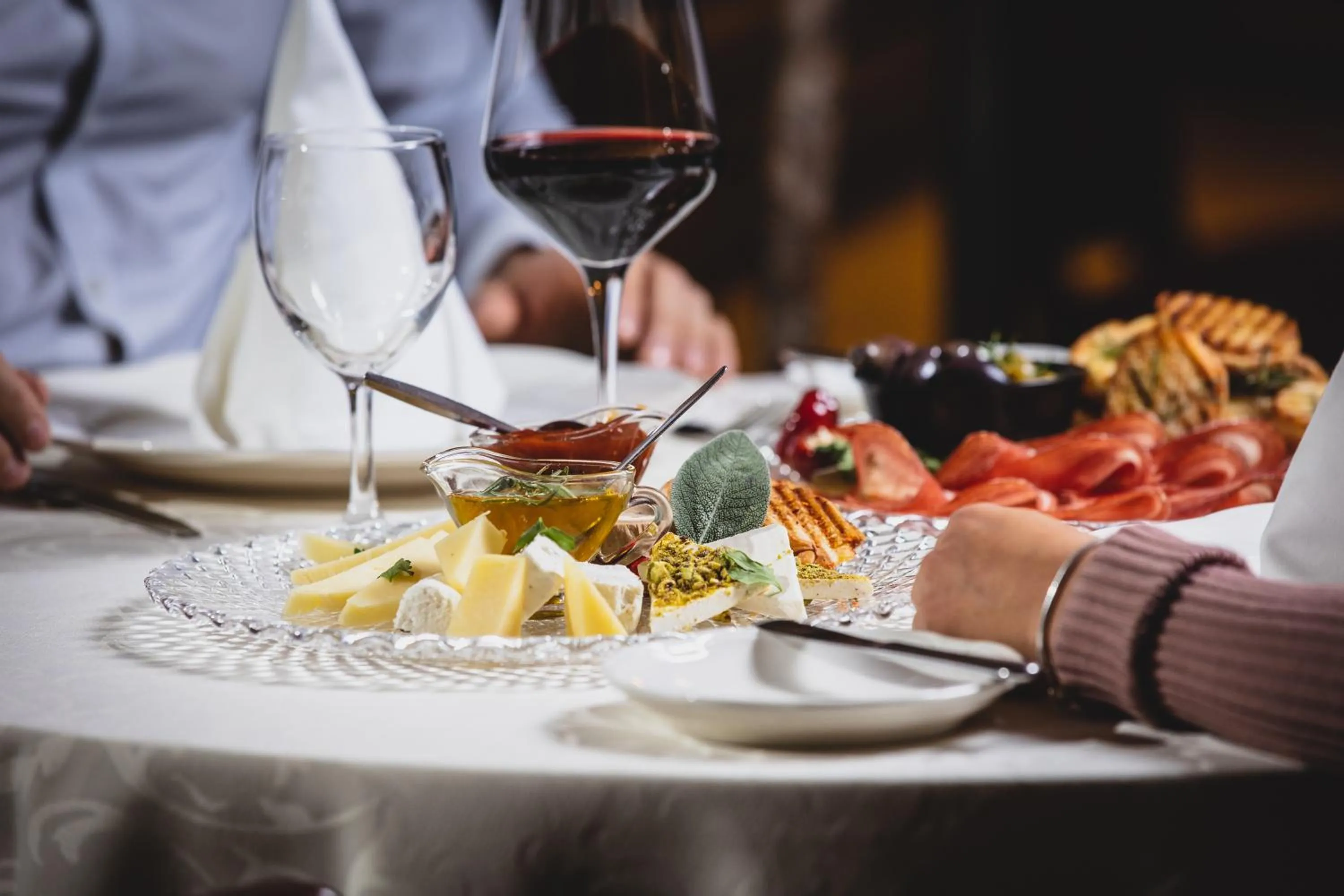 Food and drinks in Hotel Moskva