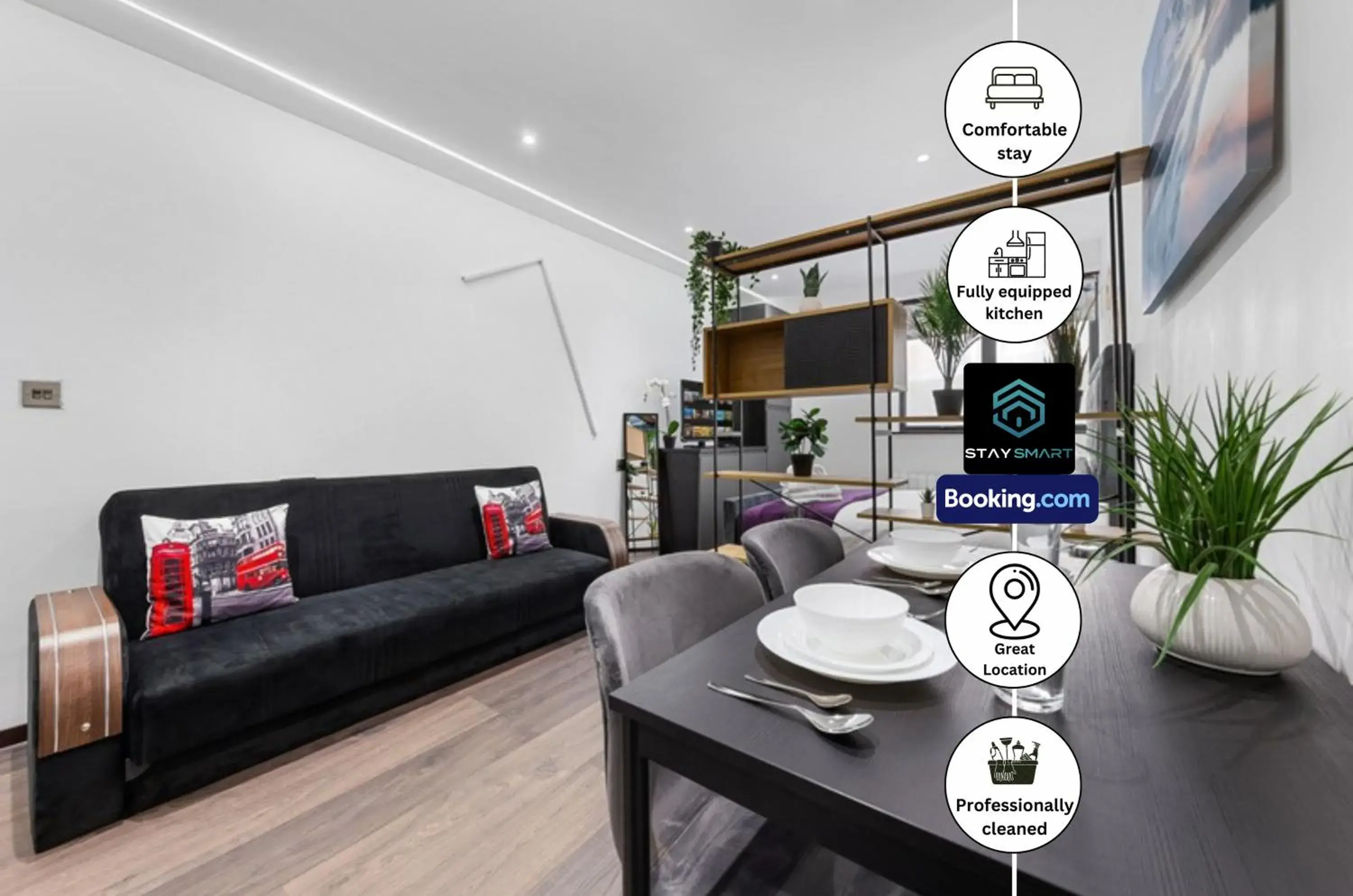 One-Bedroom Standard Apartment in Stylish Studio Apt By Stay Smart Short Lets & Serviced Accommodation Woodstock With Free WiFi One-Bedroom Standard Apartment in Stylish Studio Apt By Stay Smart Short Lets & Serviced Accommodation Woodstock With Free WiFi