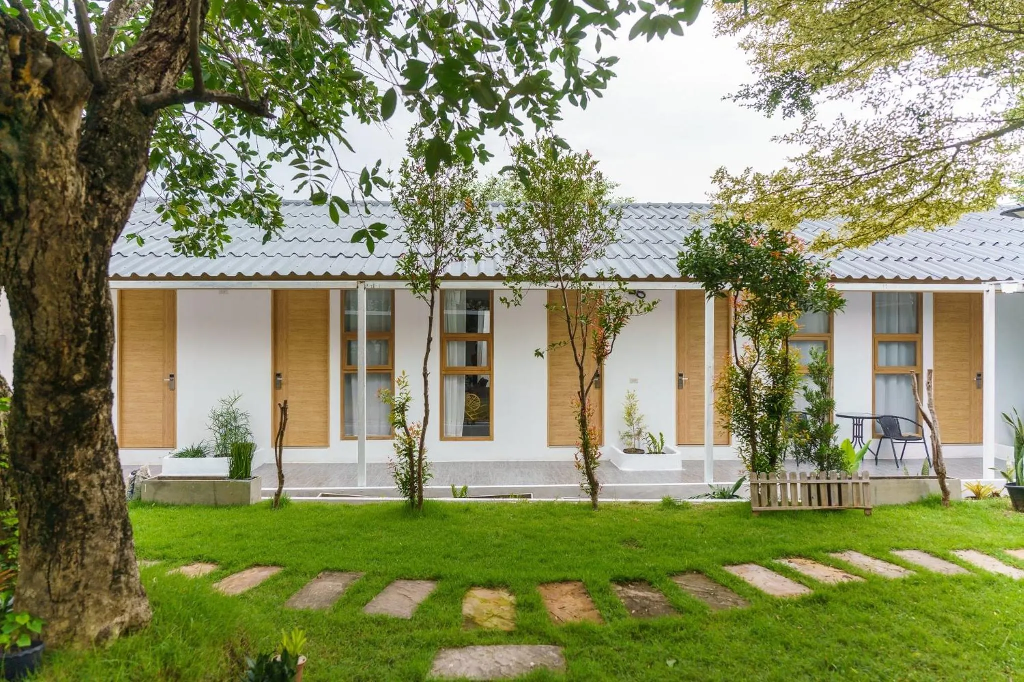 Garden view in SherVa101 Home and Hostel