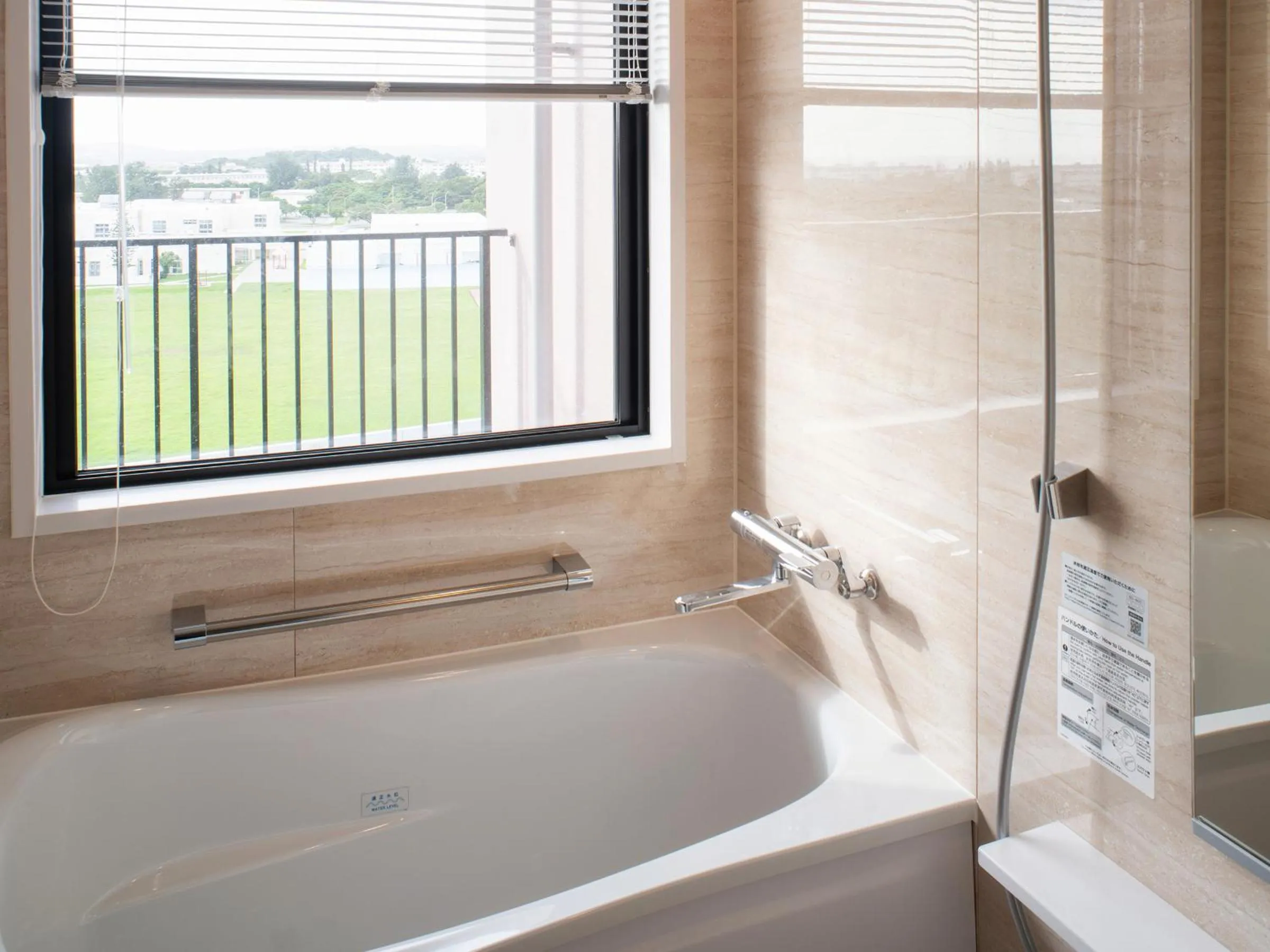 Bathroom in REF Okinawa Arena by VESSEL HOTELS