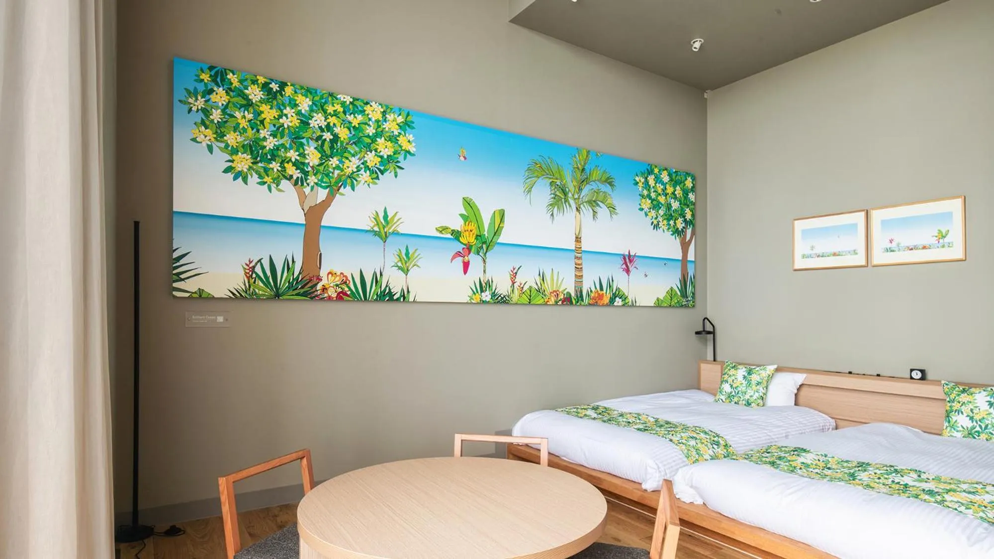 Bed in REF Okinawa Arena by VESSEL HOTELS