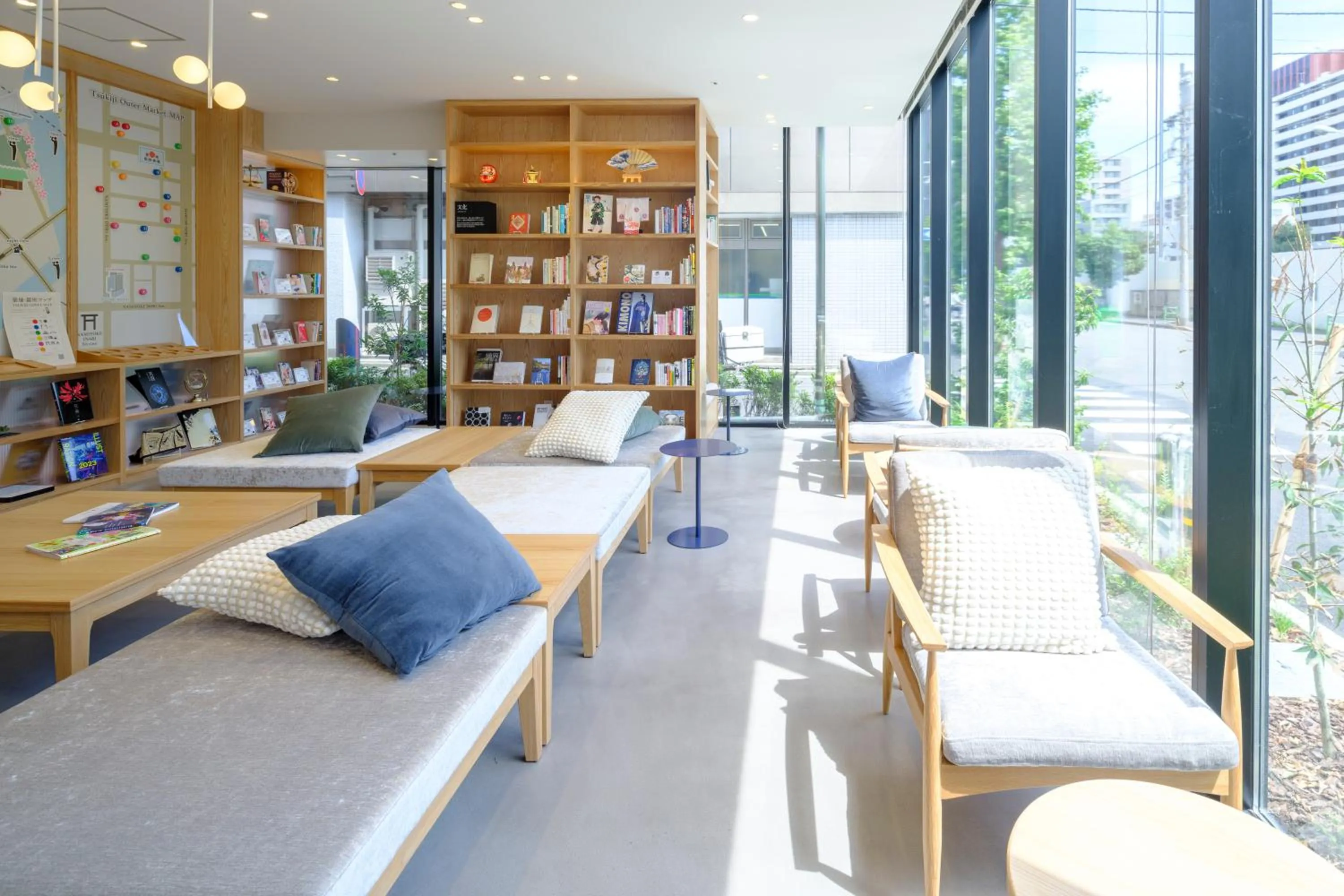 Communal lounge/ TV room in Tosei Hotel Cocone Tsukiji Ginza Premier