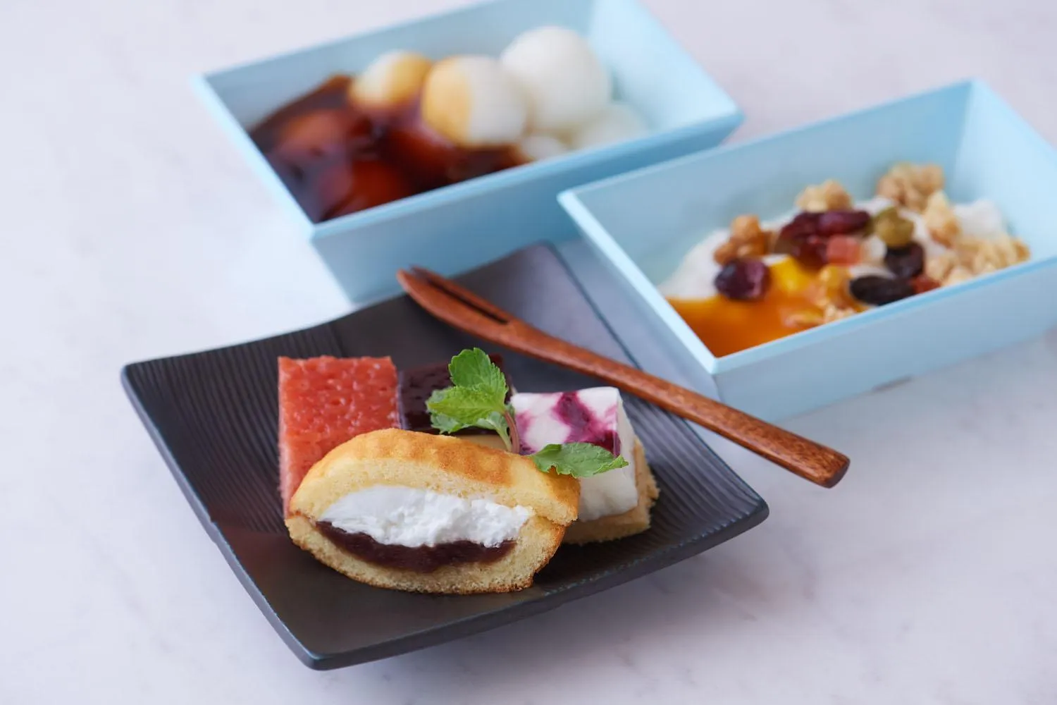 Buffet breakfast in Tosei Hotel Cocone Tsukiji Ginza Premier